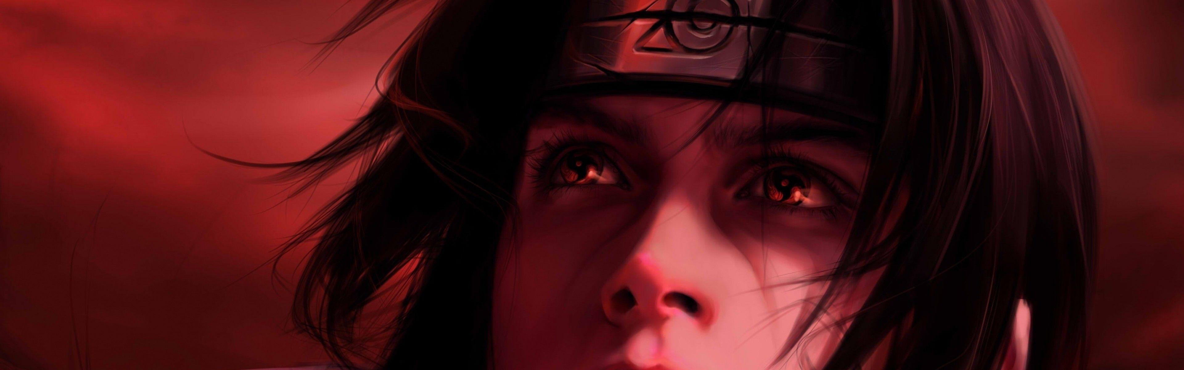 3840x1200 Itachi Uchiha Wallpaper Sharingan