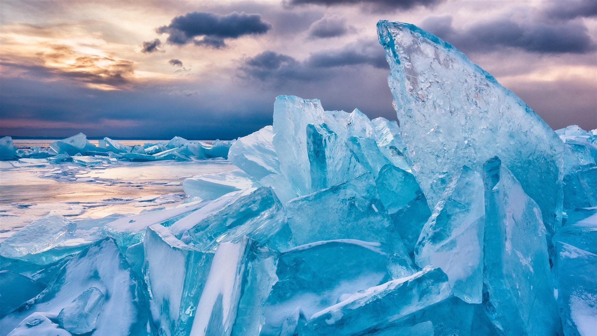 1920x1080 Frozen Lake Baikal Russia Winter