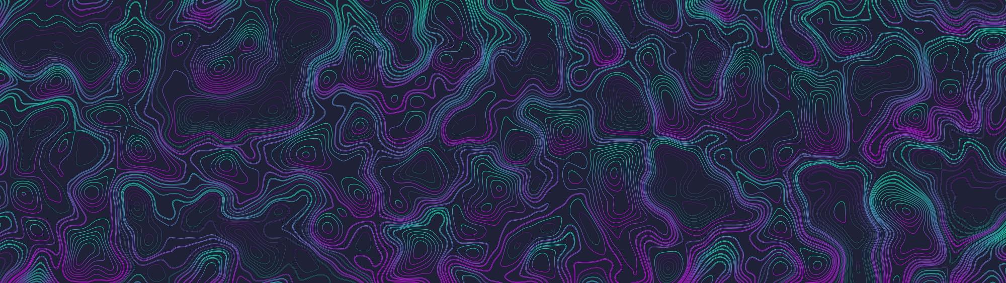 2000x563 Premium Vector. Ultra wide wallpaper abstract topographic background