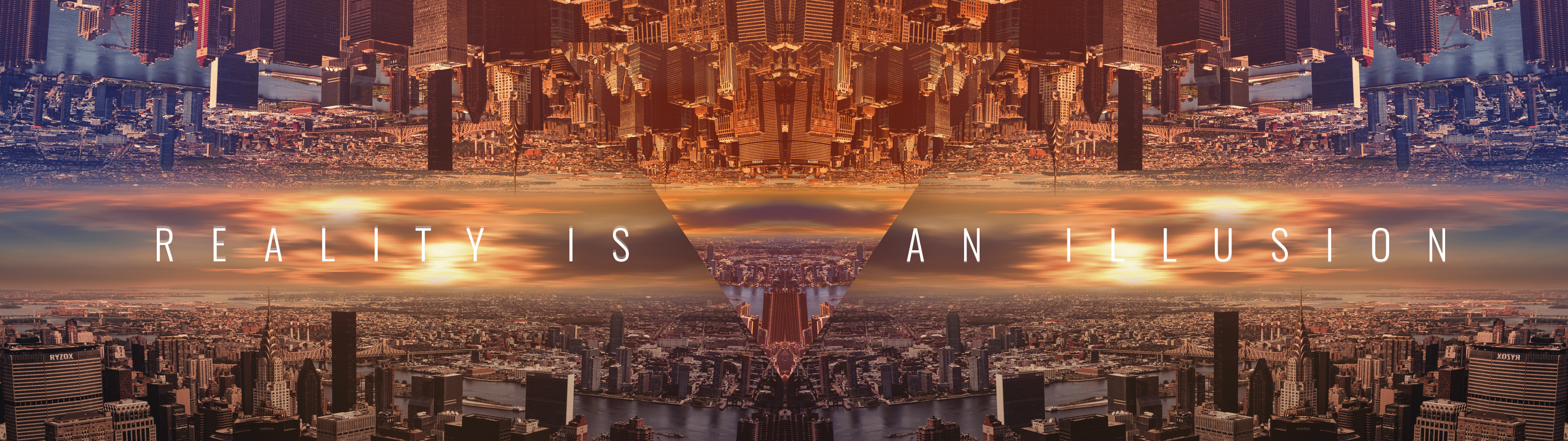 3840x1080 Wallpaper / abstract, city, illusion, alternate reality, ultrawide free download