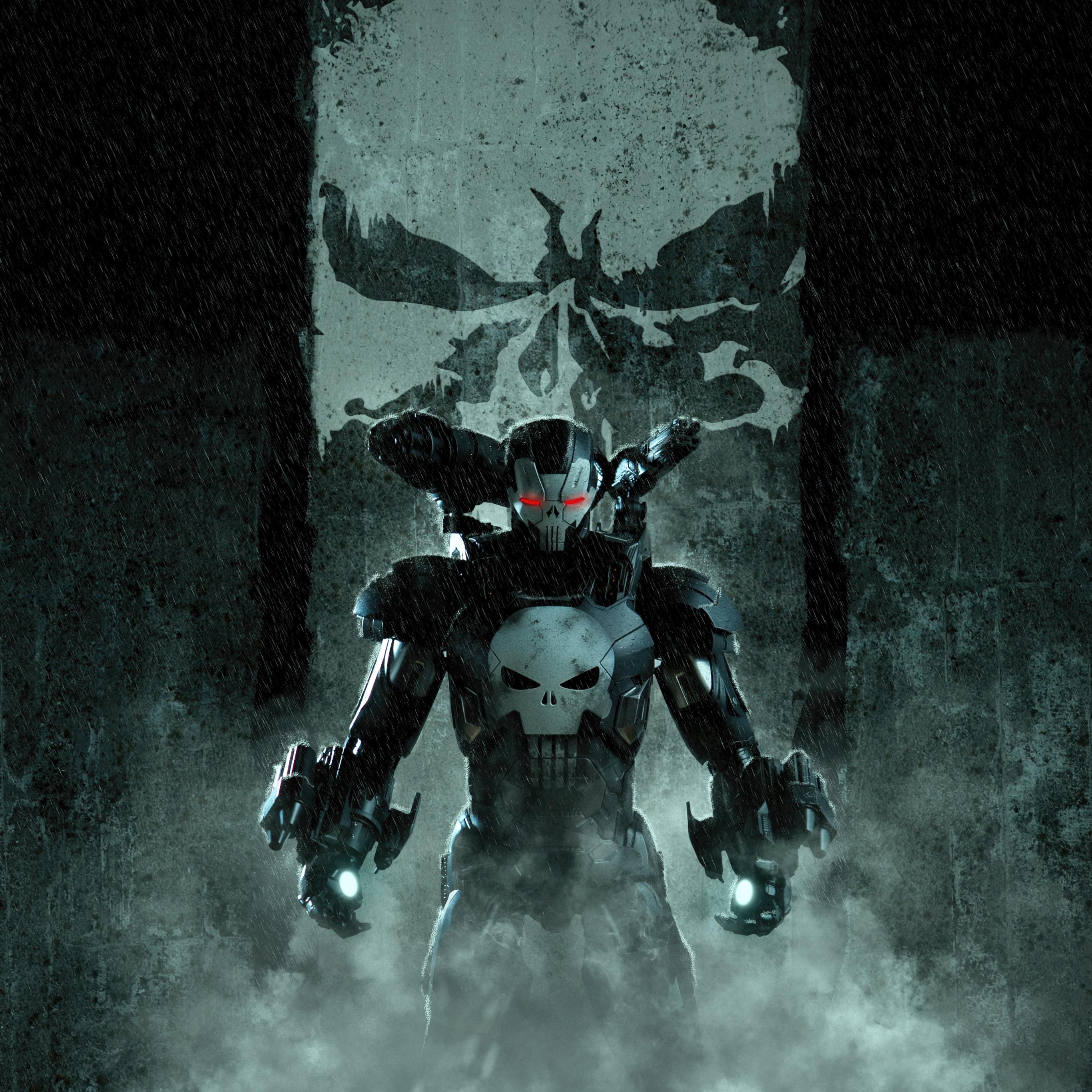2732x2732 War Machine Wallpaper 4K, Marvel Superheroes, Punisher, Graphics CGI