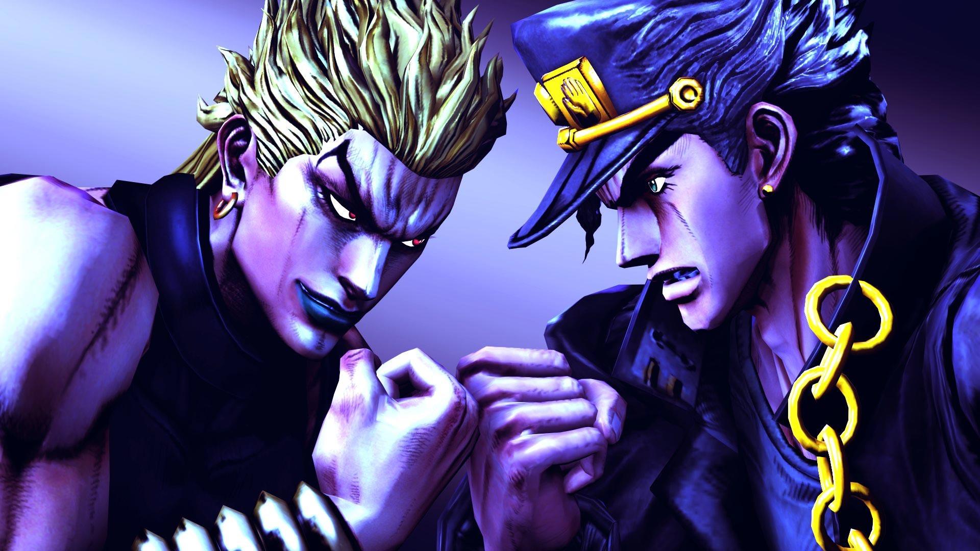 Jojo s bizarre adventure на андроид. Jojo Dio vs Jotaro. Джотаро d5. Джотаро Кинни. Джоджо обои Джот Оро и дио.