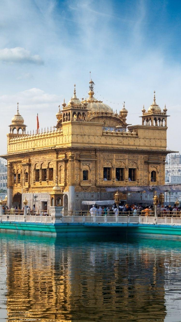 750x1334 HD Wallpaper Of Harmandir Sahib