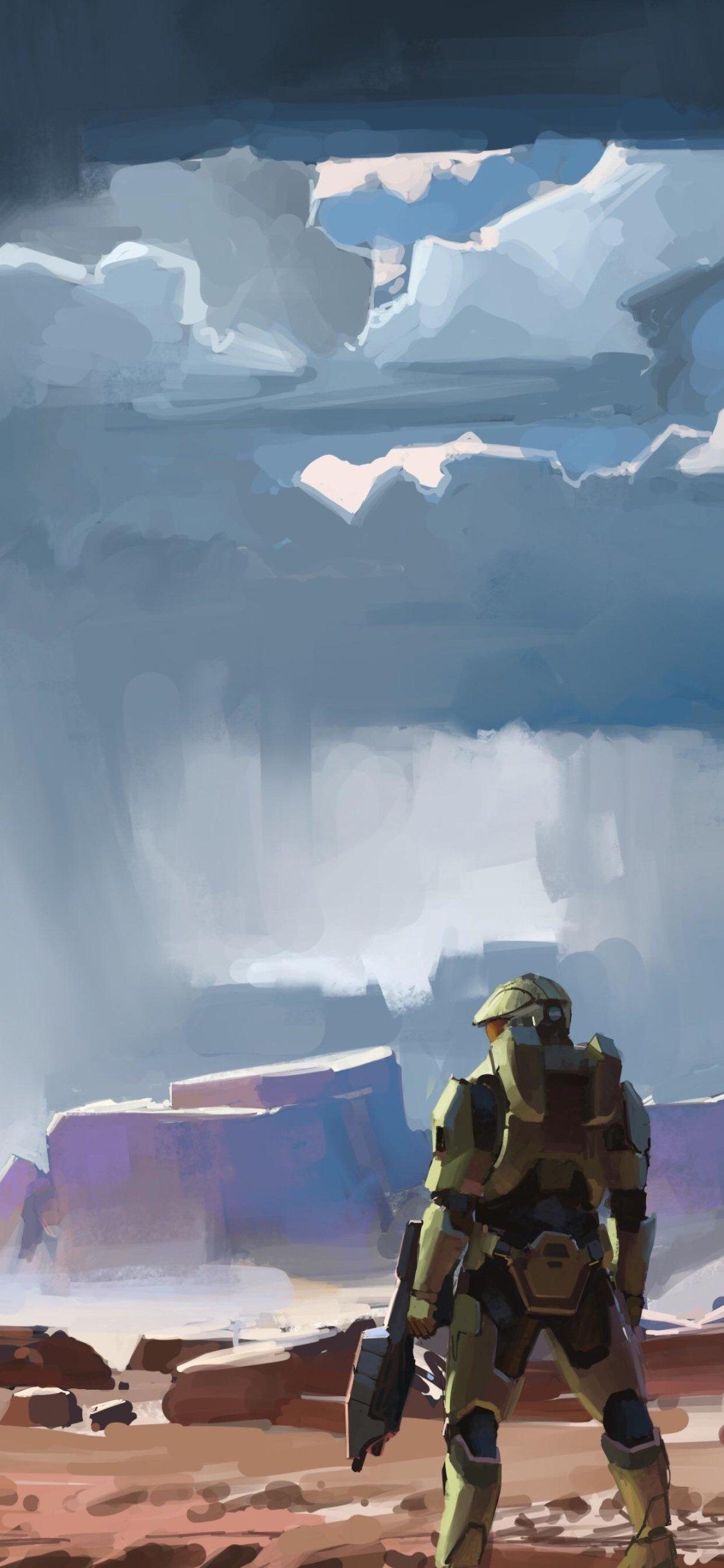 1125x2436 Halo Infinite Phone Wallpaper