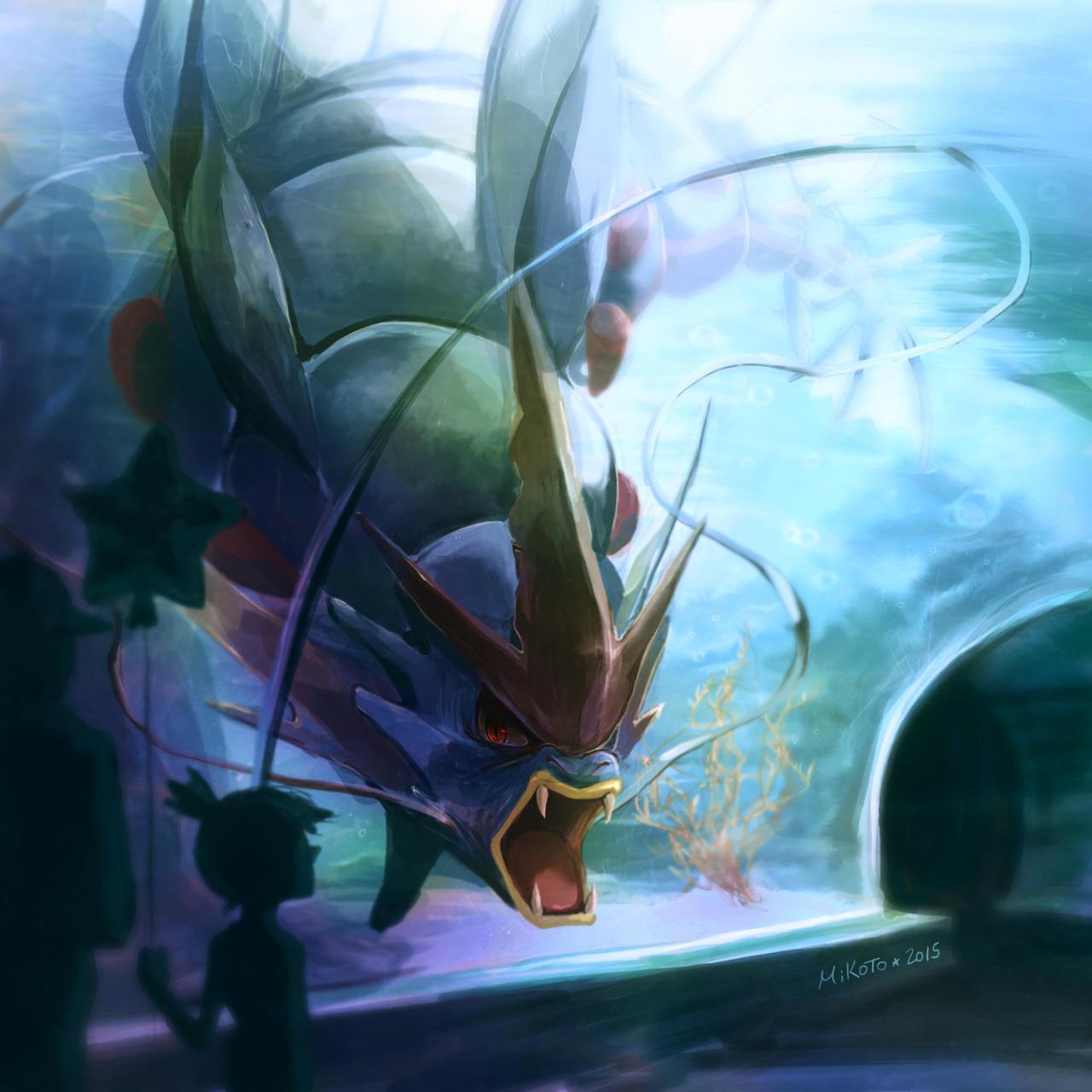 1280x1280 Mega Gyarados. Pokémon