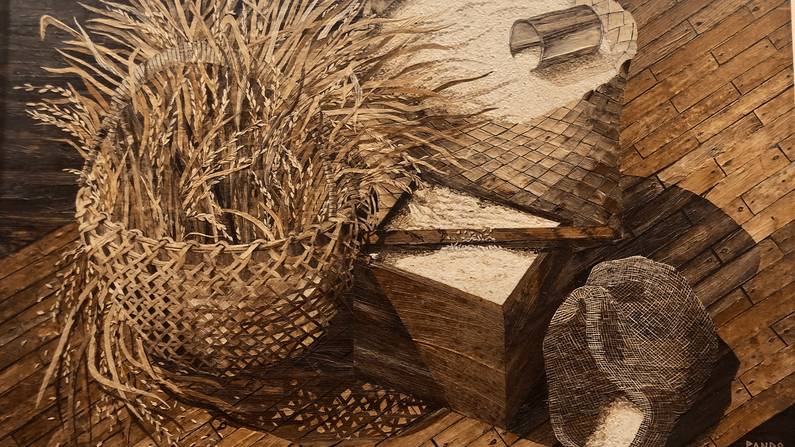 1600x900 Filipino artist Pando Manipon creates art from dead leaves