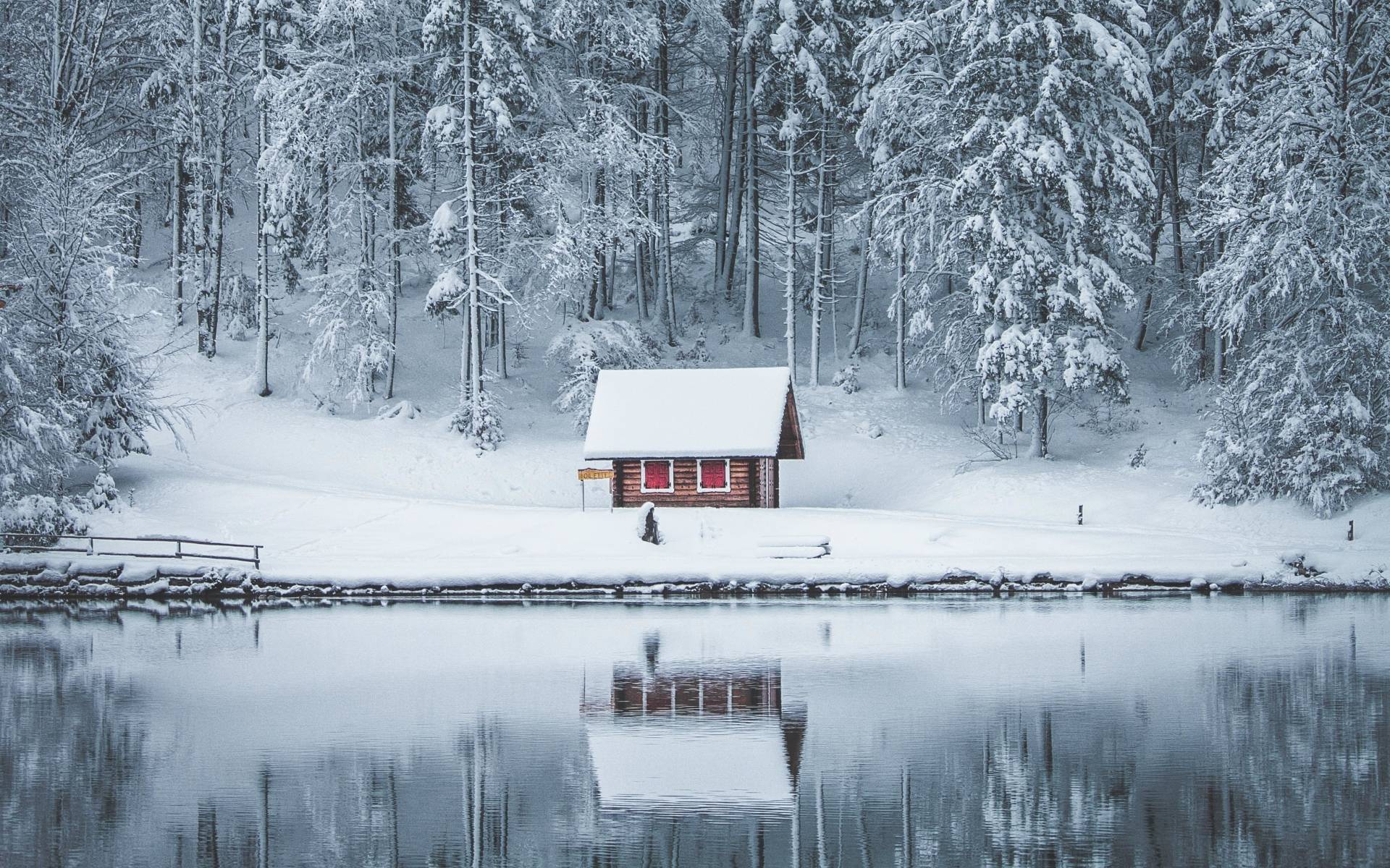 1920x1200 Frozen Winter House 1200P Wallpaper, HD Nature 4K Wallpaper, Image, Photo and Background