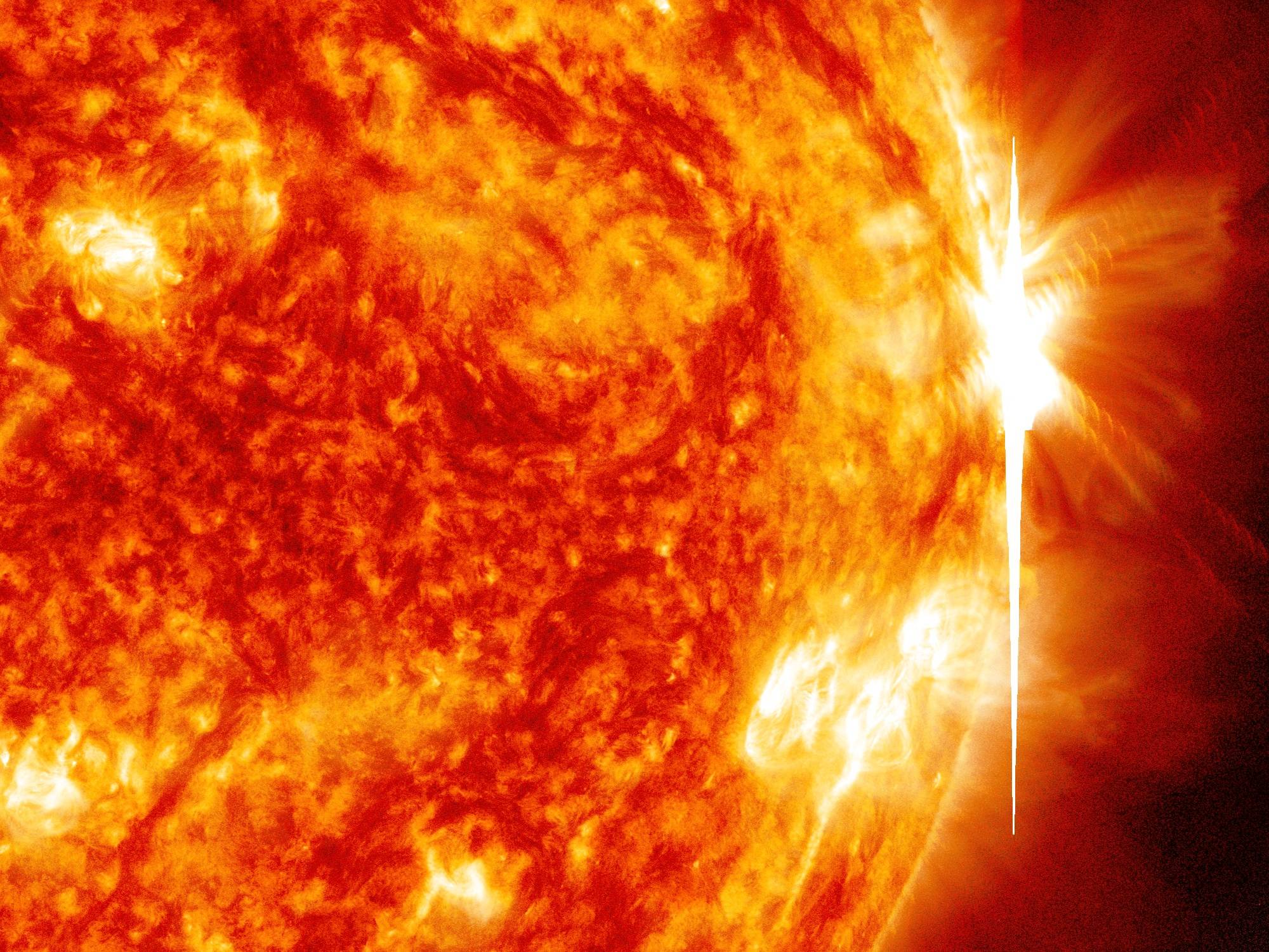 2000x1500 Solar Flares Wallpaper. Solar System
