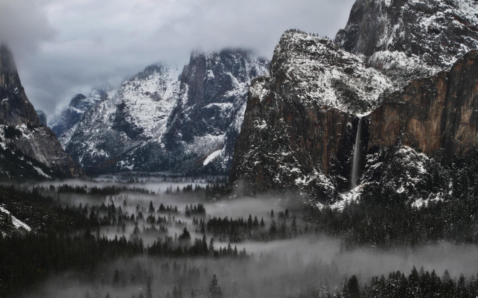 1920x1200 Free Yosemite Wallpaper Valley in Winter