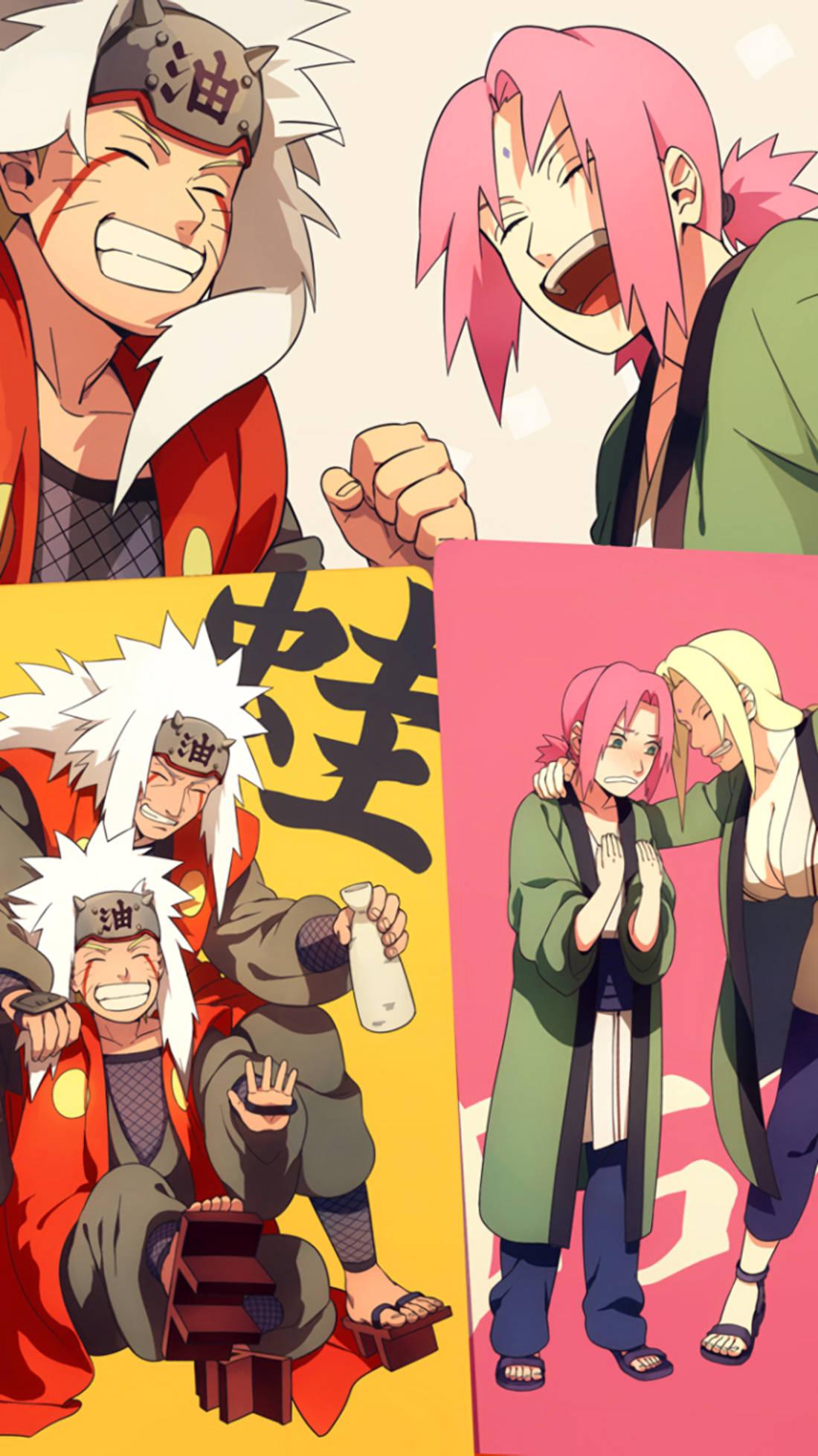 1100x1957 Download Tsunade And Jiraiya Naruto Wallpaper