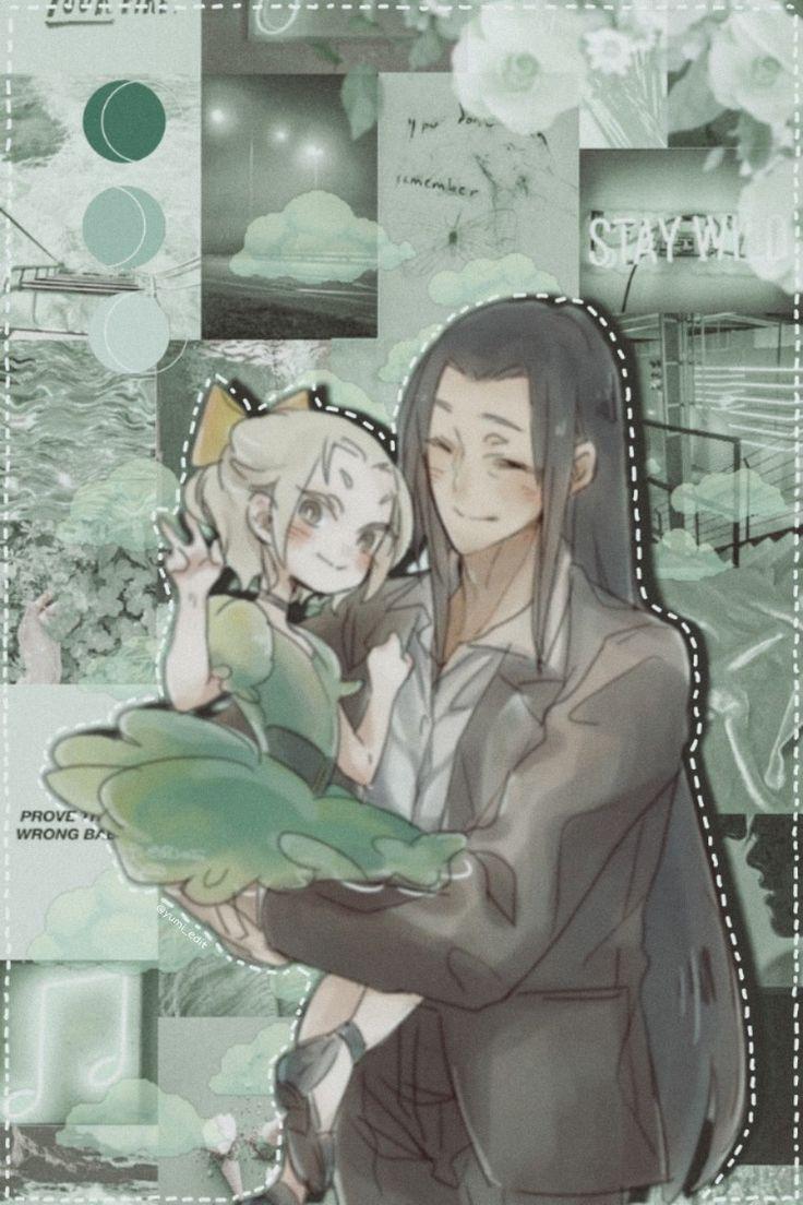 736x1104 Tsunade & Hashirama Aesthetic Wallpaper Green Naruto. Anime, Naruto