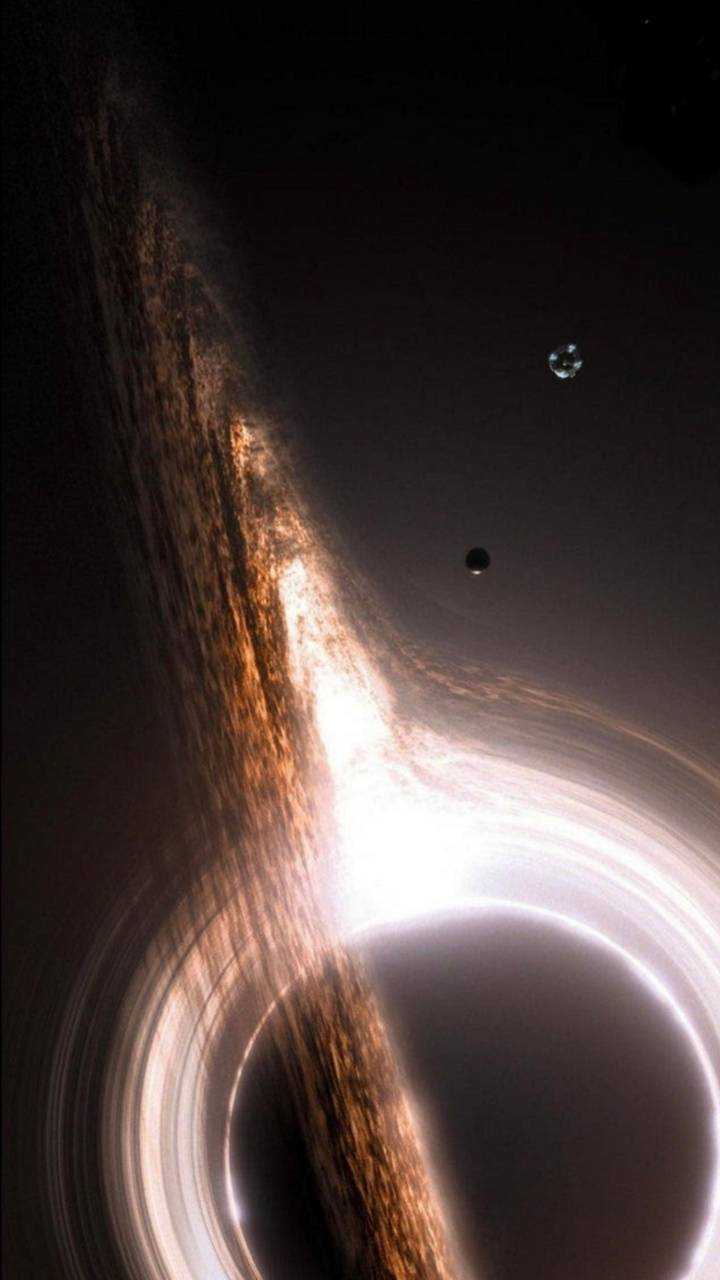 720x1280 Black Hole Wallpaper
