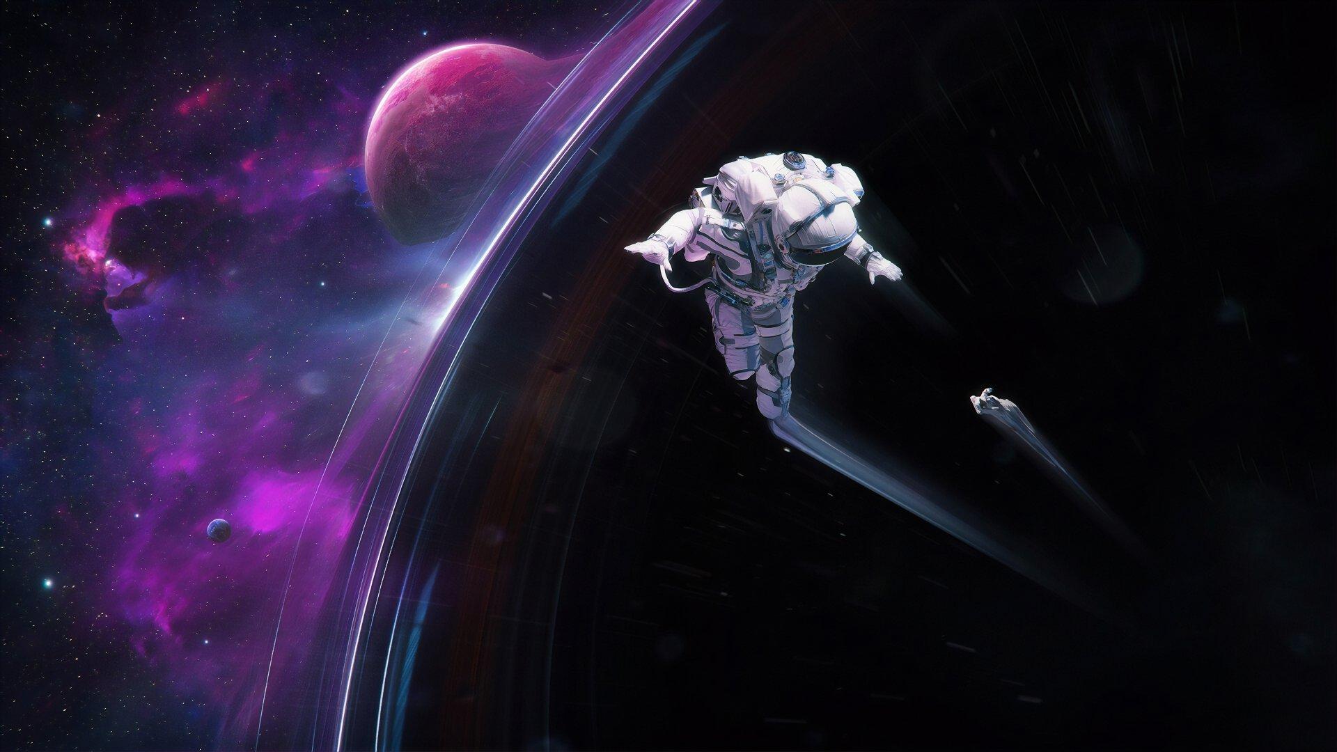 1920x1080 4K Black Hole Wallpaper and Background Image