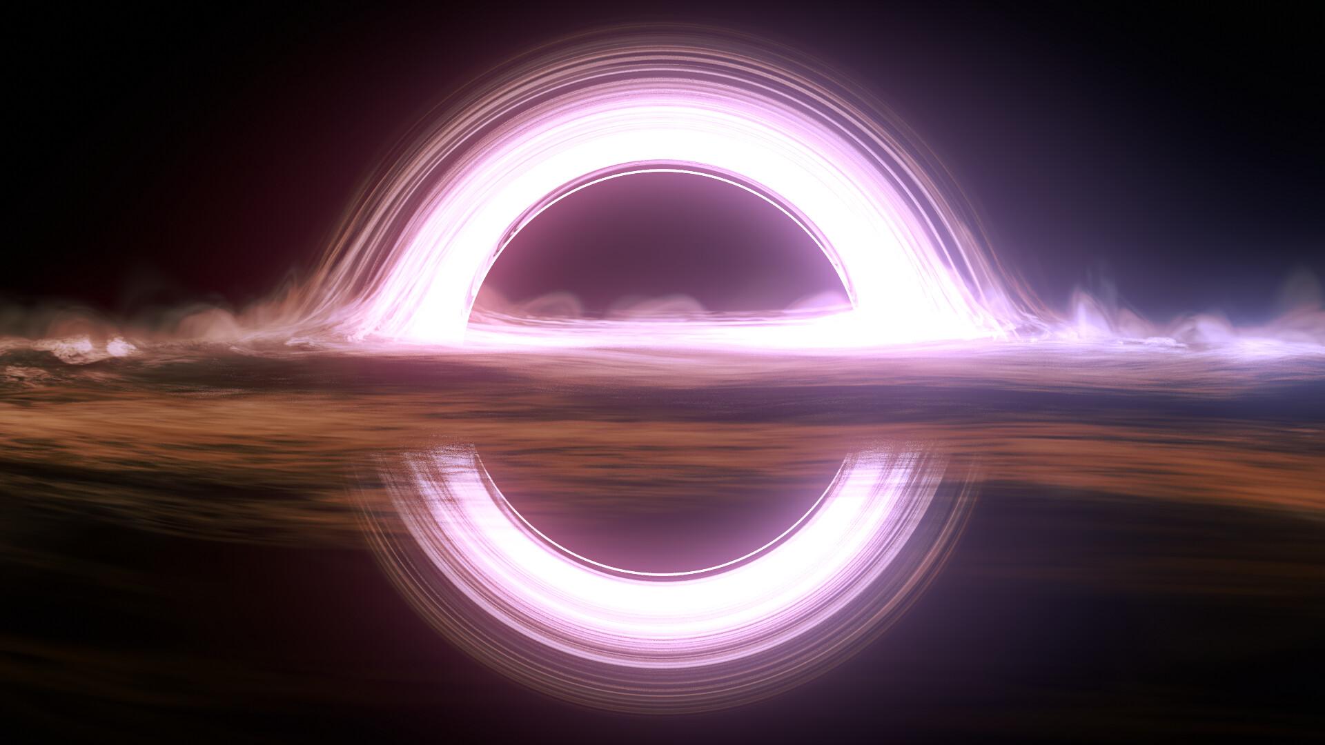 1920x1080 Black Hole Wallpaper