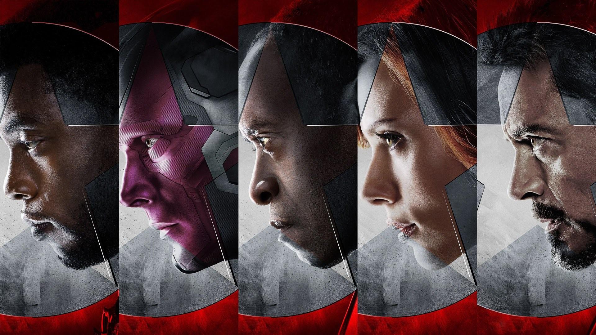 1920x1080 Wallpaper / marvel, movies, captain america civil war, vision, scarlet witch, iron man free download