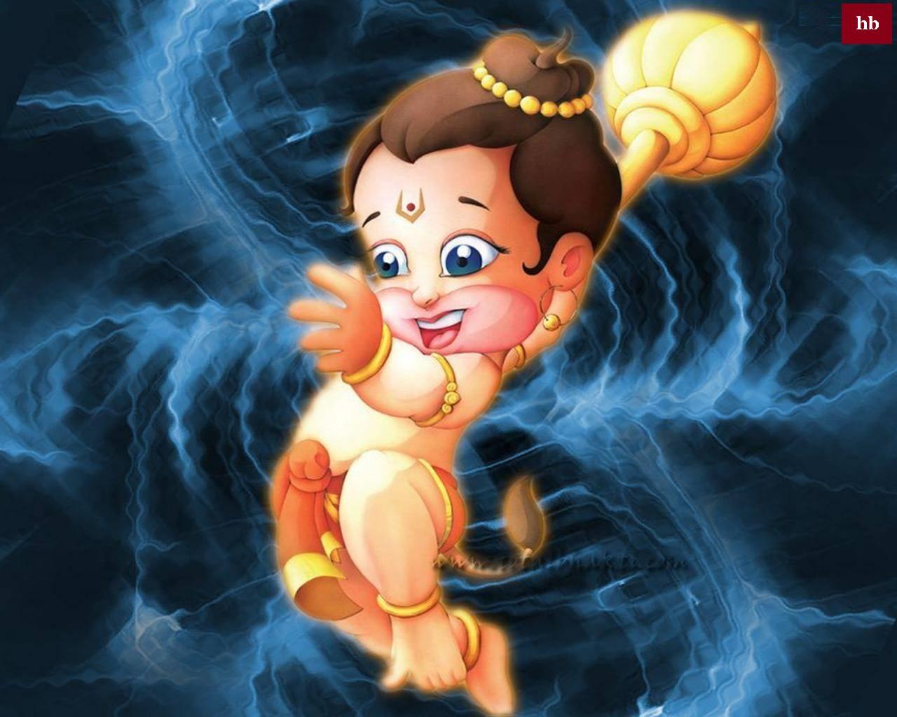 1280x1024 Child Hanuman Wallpaper