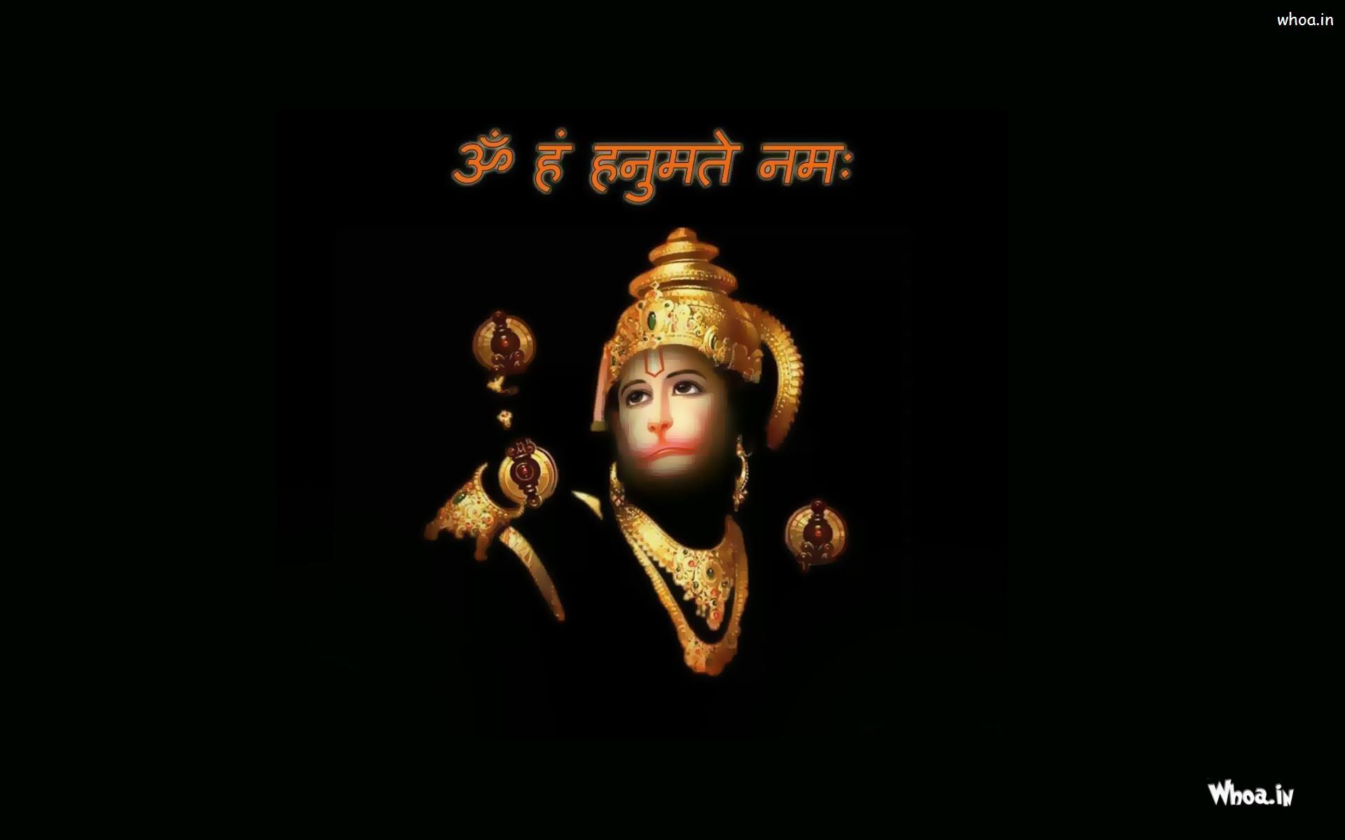 1920x1200 Hanuman Desktop Wallpaper With Mantra