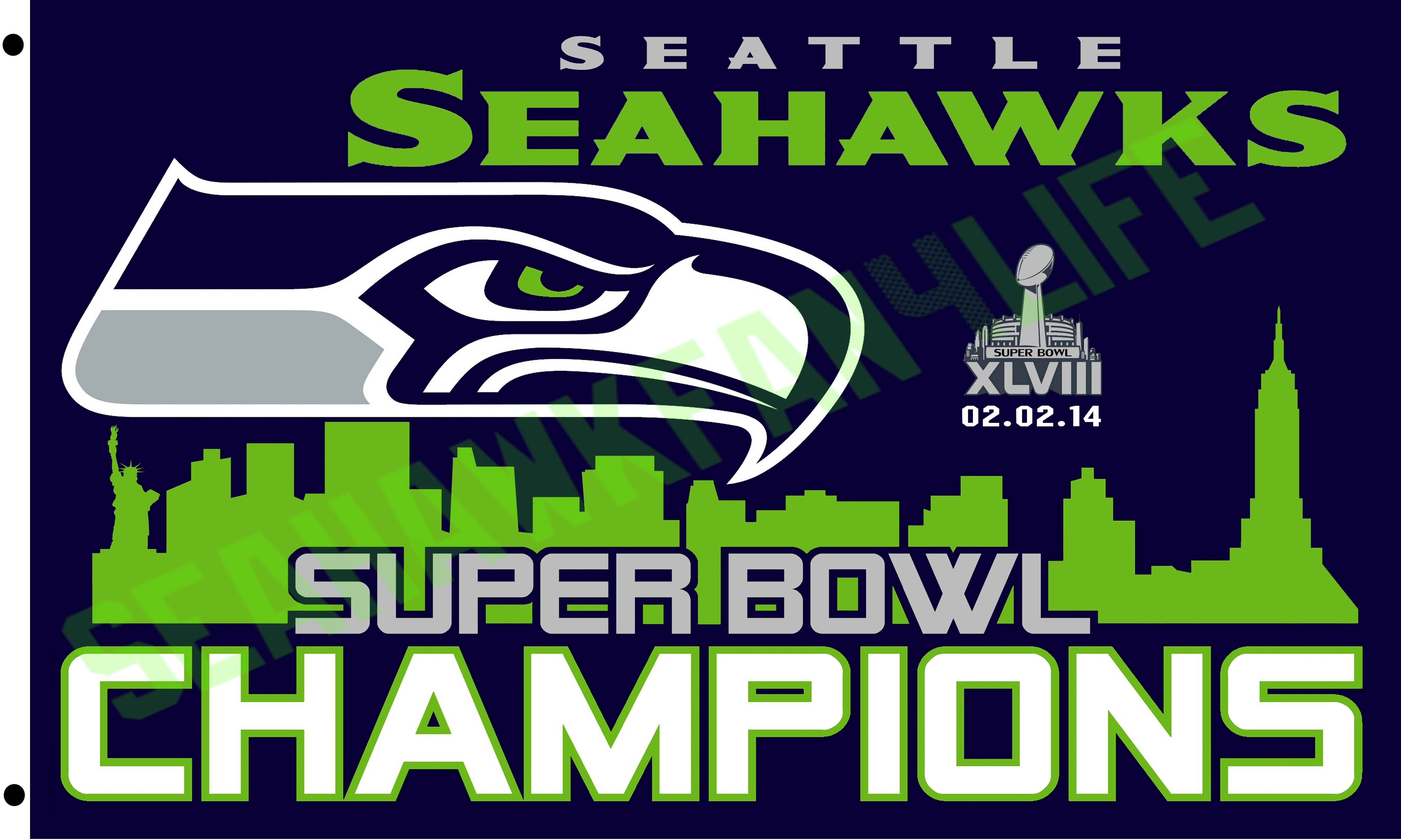8000x4800 logo de seattle seahawks