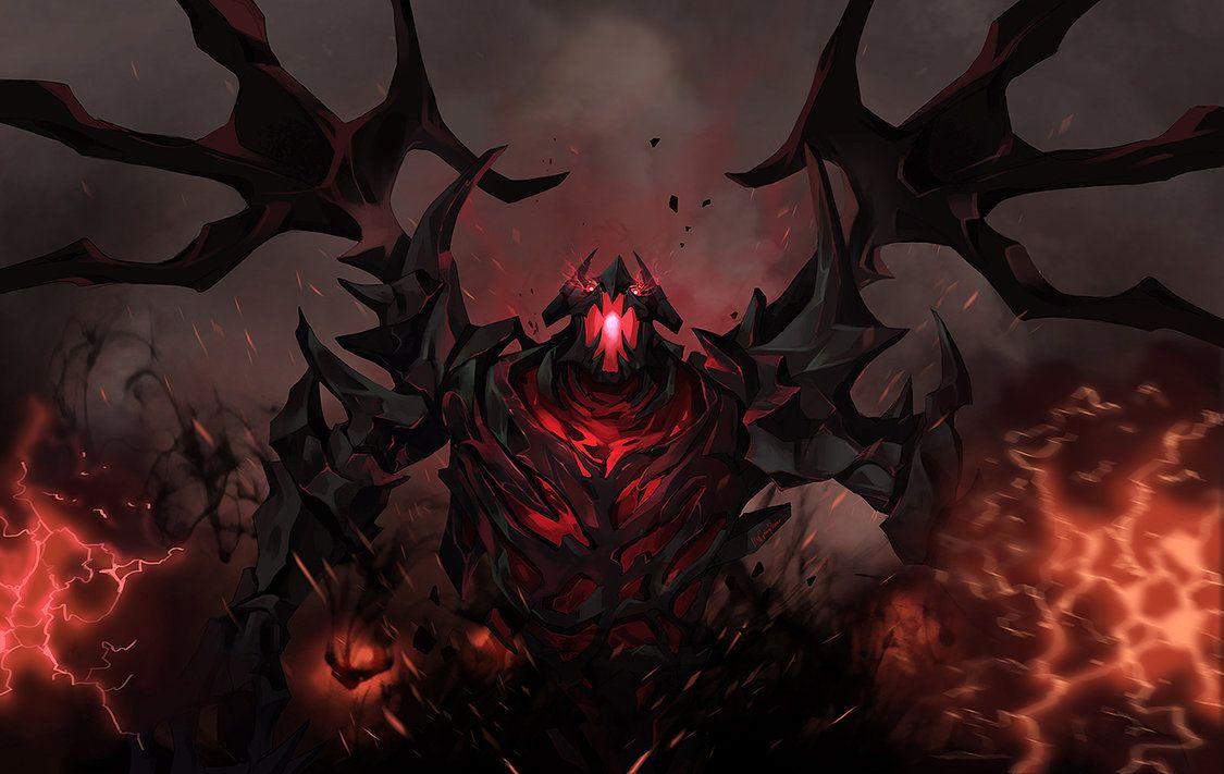 1125x711 dota2 Shadow Fiend mousepads by biggreenpepper. Shadow creatures, Fantasy creatures art, Art
