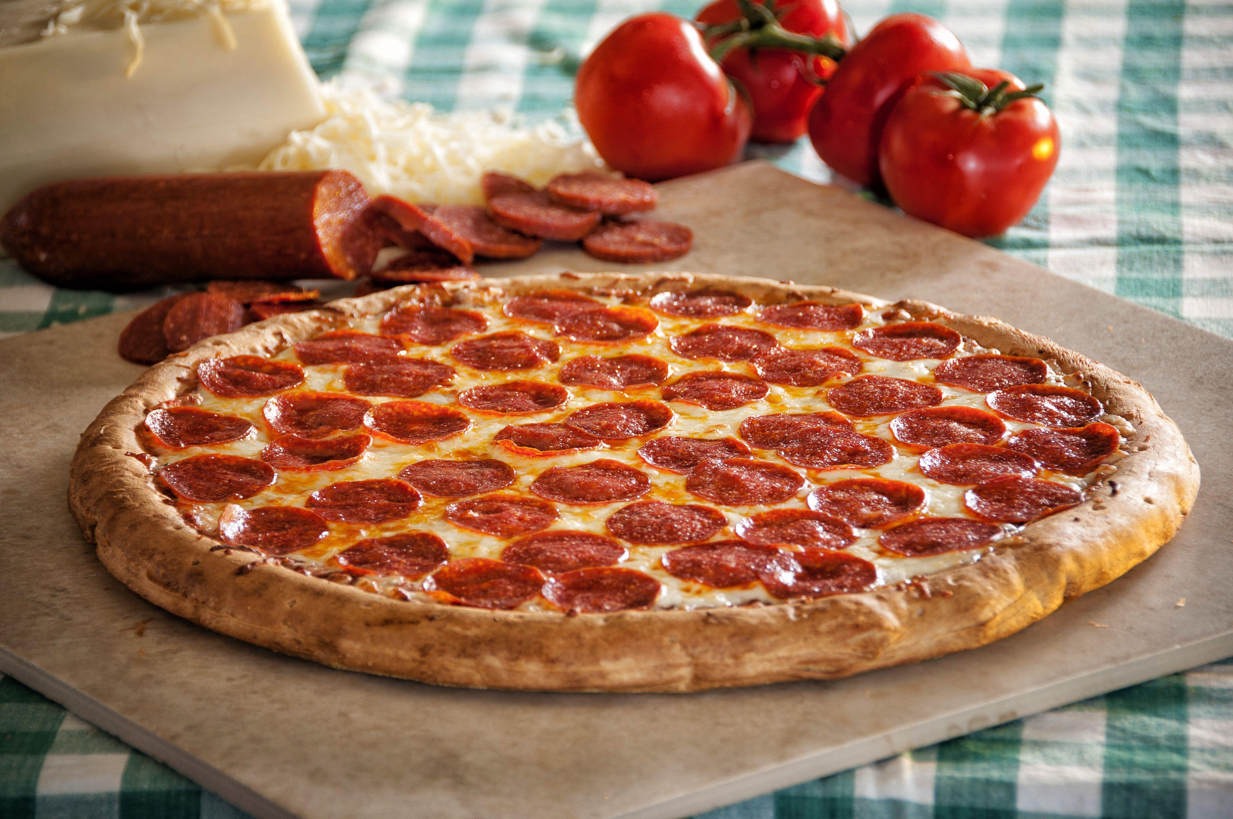 4288x2848 Nardone Bros Whole Wheat Pizzeria Style Turkey Pepperoni Pizza
