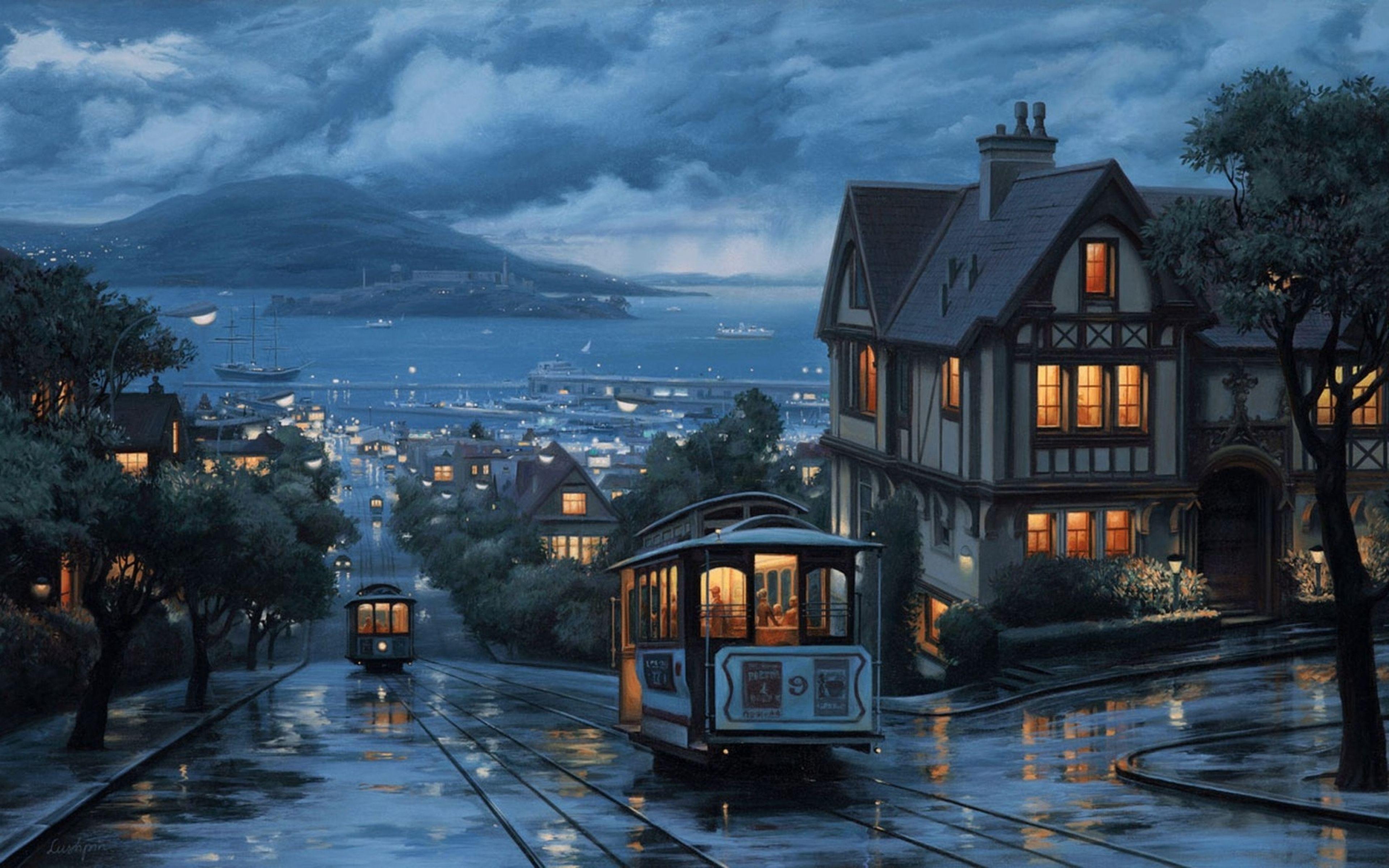 3840x2400 Rain Background HD High Resolution