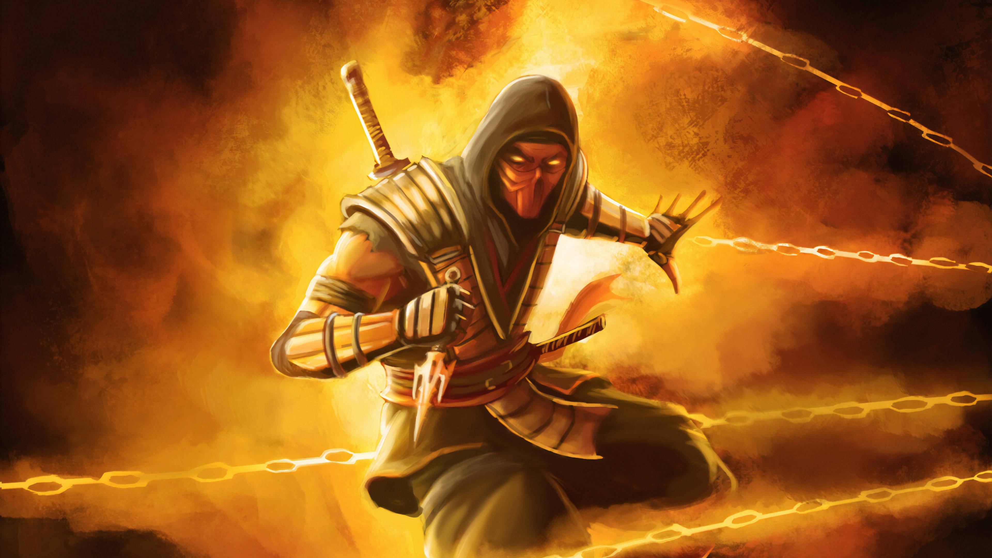 3840x2160 Scorpion Painting Art 4k, HD Games, 4k Wallpaper, Image, Background, Photo and Picture