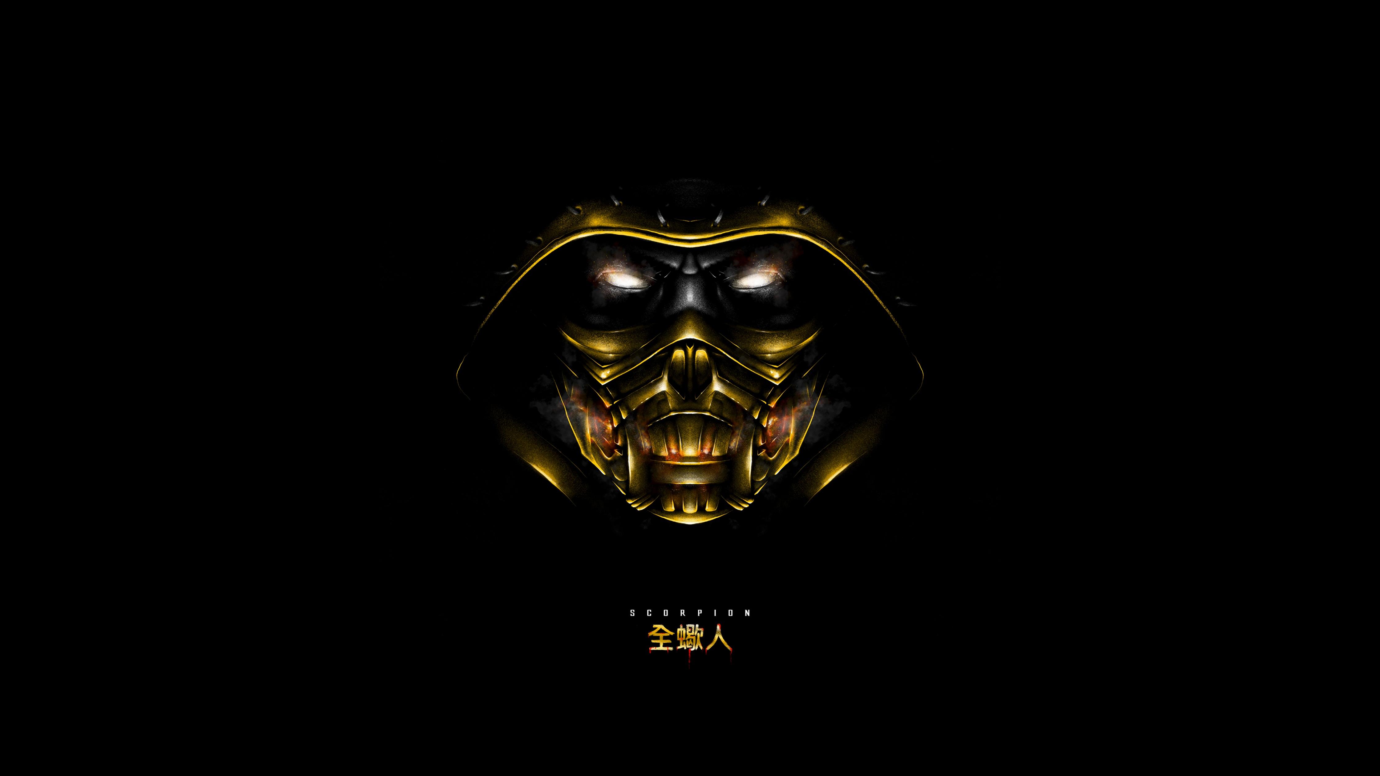 4480x2520 Scorpion Wallpaper 4K, Mortal Kombat, Artwork, Graphics CGI