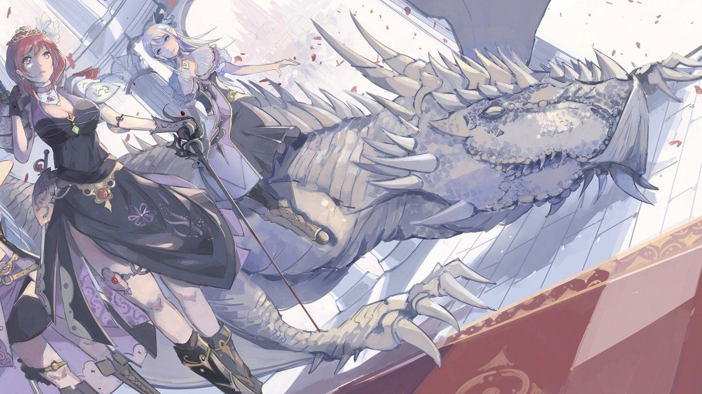 1366x768 Download 1366x768 Love Live, Fantasy Version, Nishikino Maki, Ayase