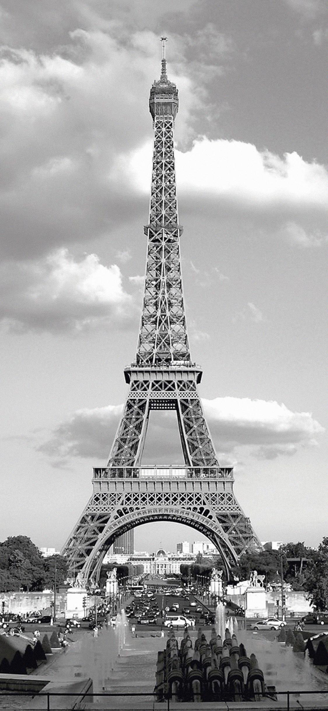 1125x2436 iPhoneXpapers with eiffel tower france city