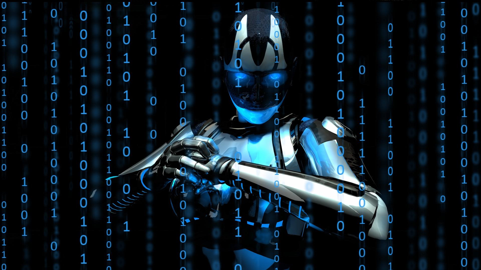 1920x1080 Cyborg Robot Aesthetic Wallpaper