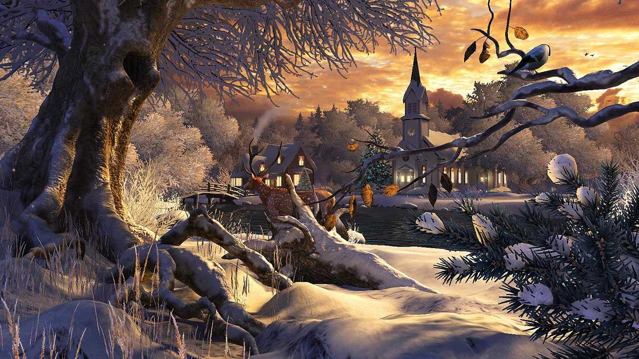1280x720 Winter Wonderland Wallpaper