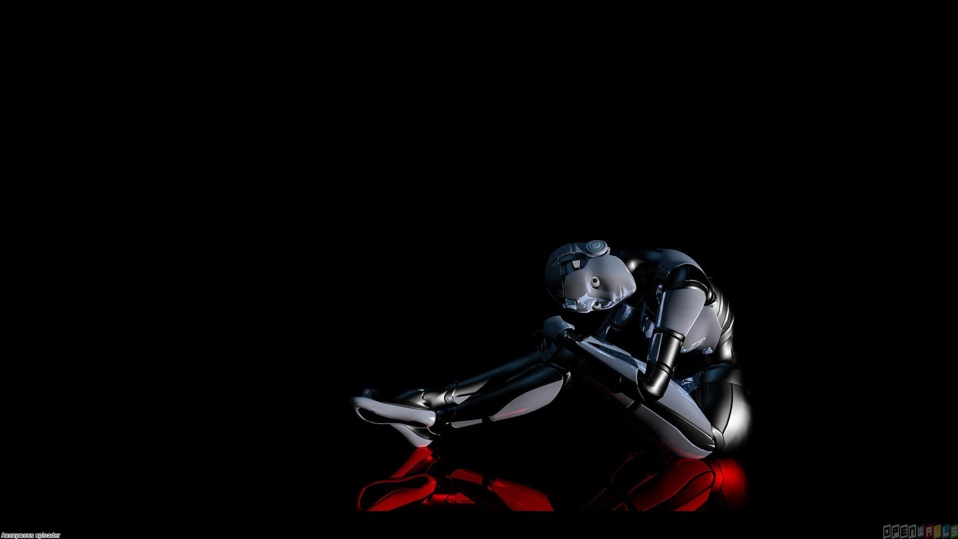 1920x1080 Female Robot Wallpaper