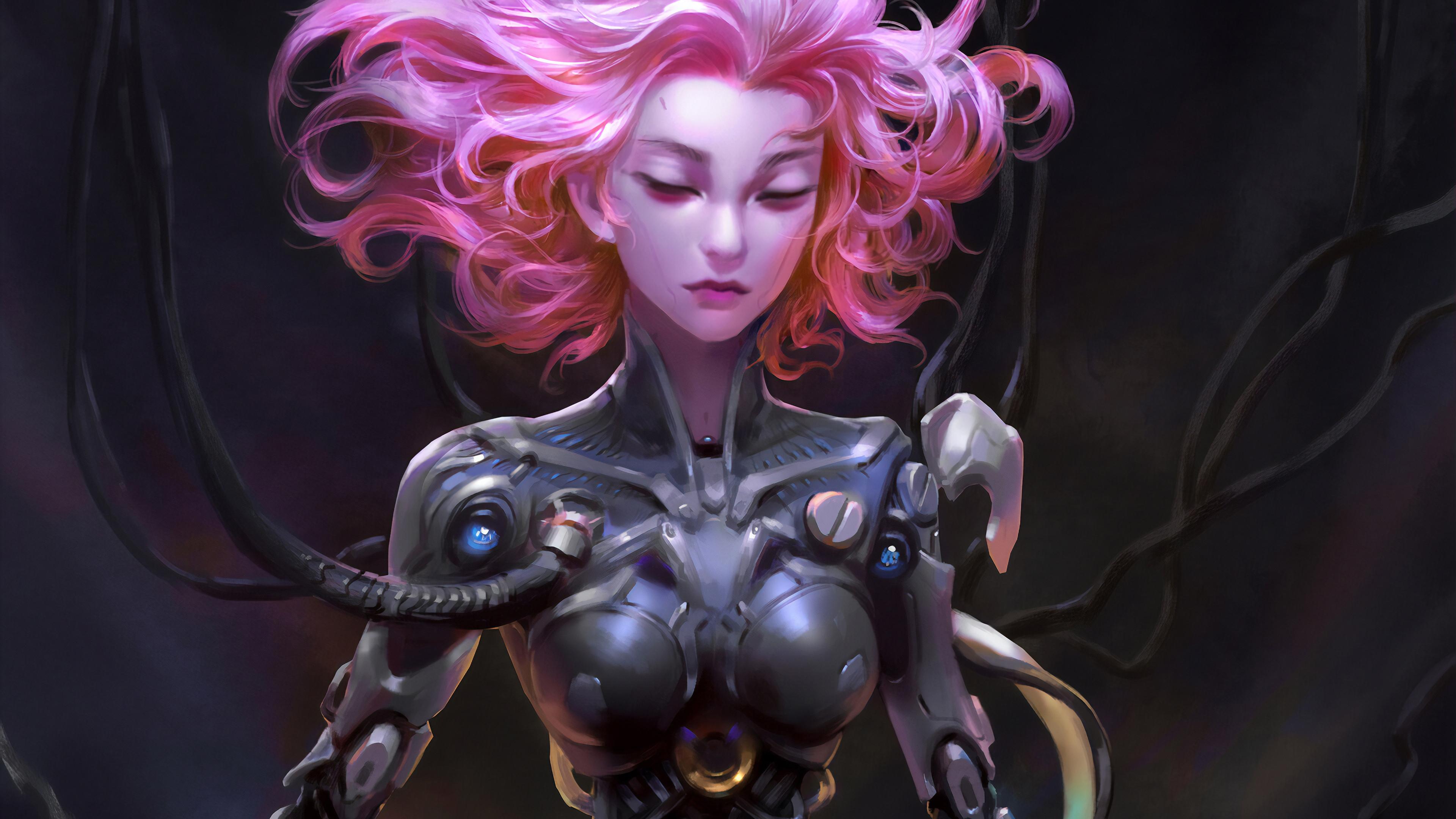 3840x2160 Wallpaper 4k Dva Overwatch Cyborg Girl Wallpaper