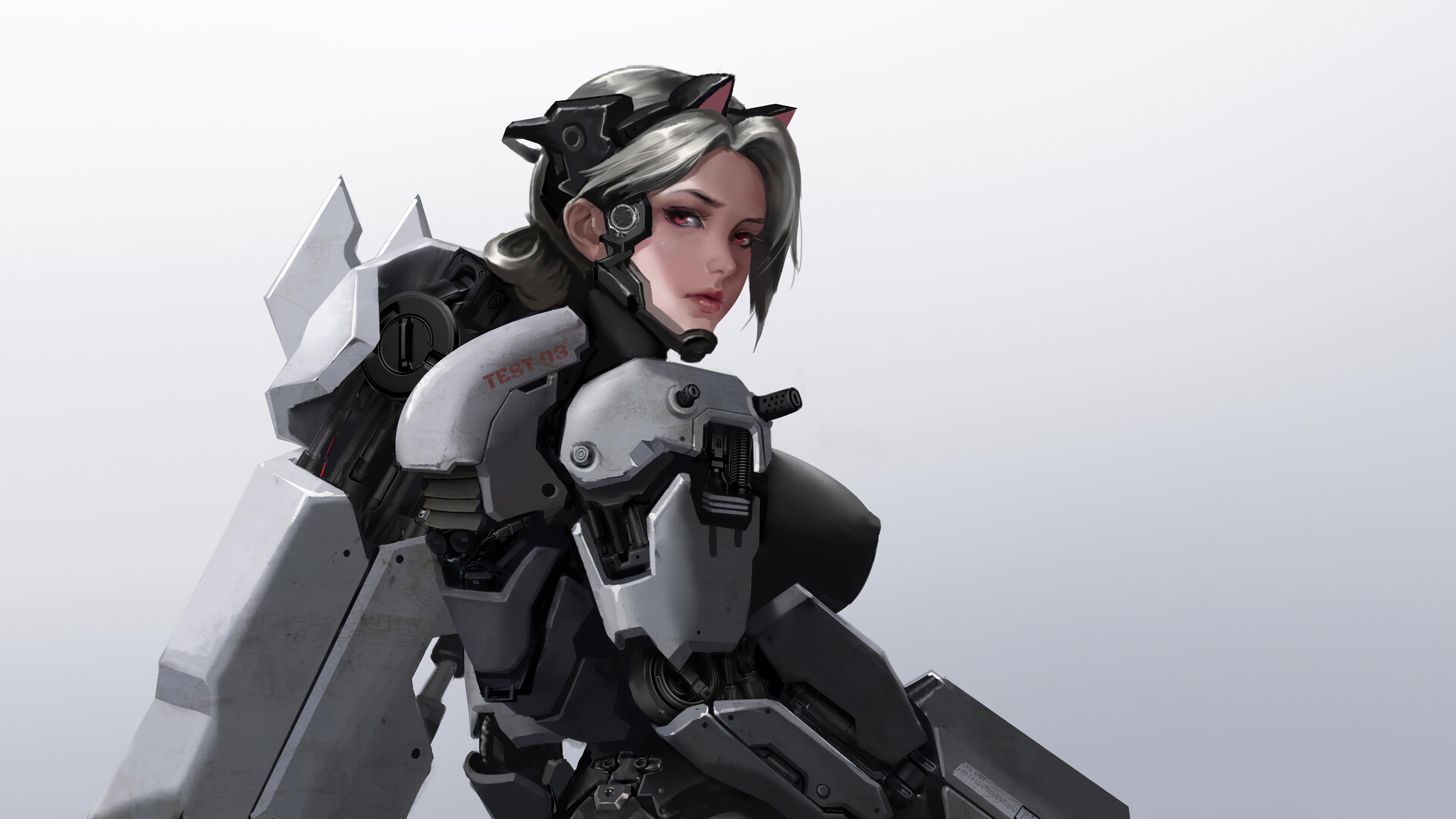 3840x2160 Cyborg Wallpaper