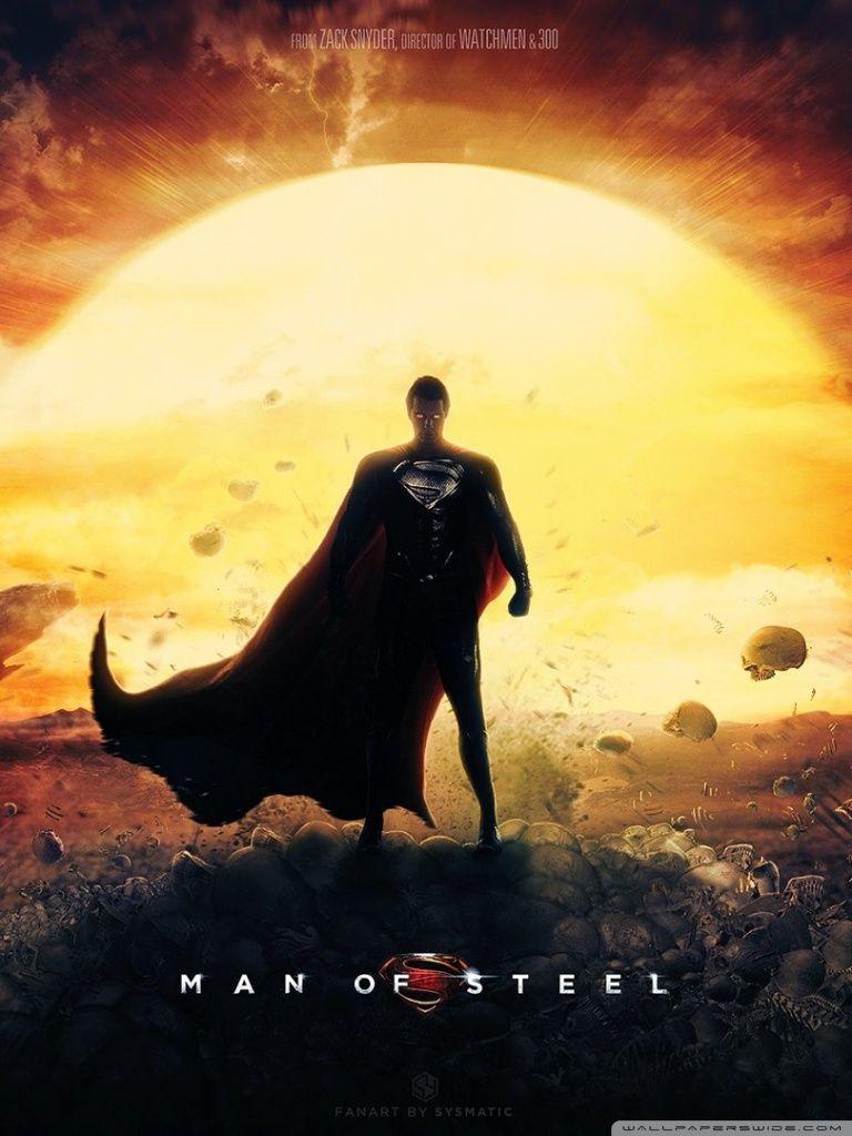 768x1024 Man Of Steel Wallpaper Superman Movie ❤ 4K HD Desktop Wallpaper