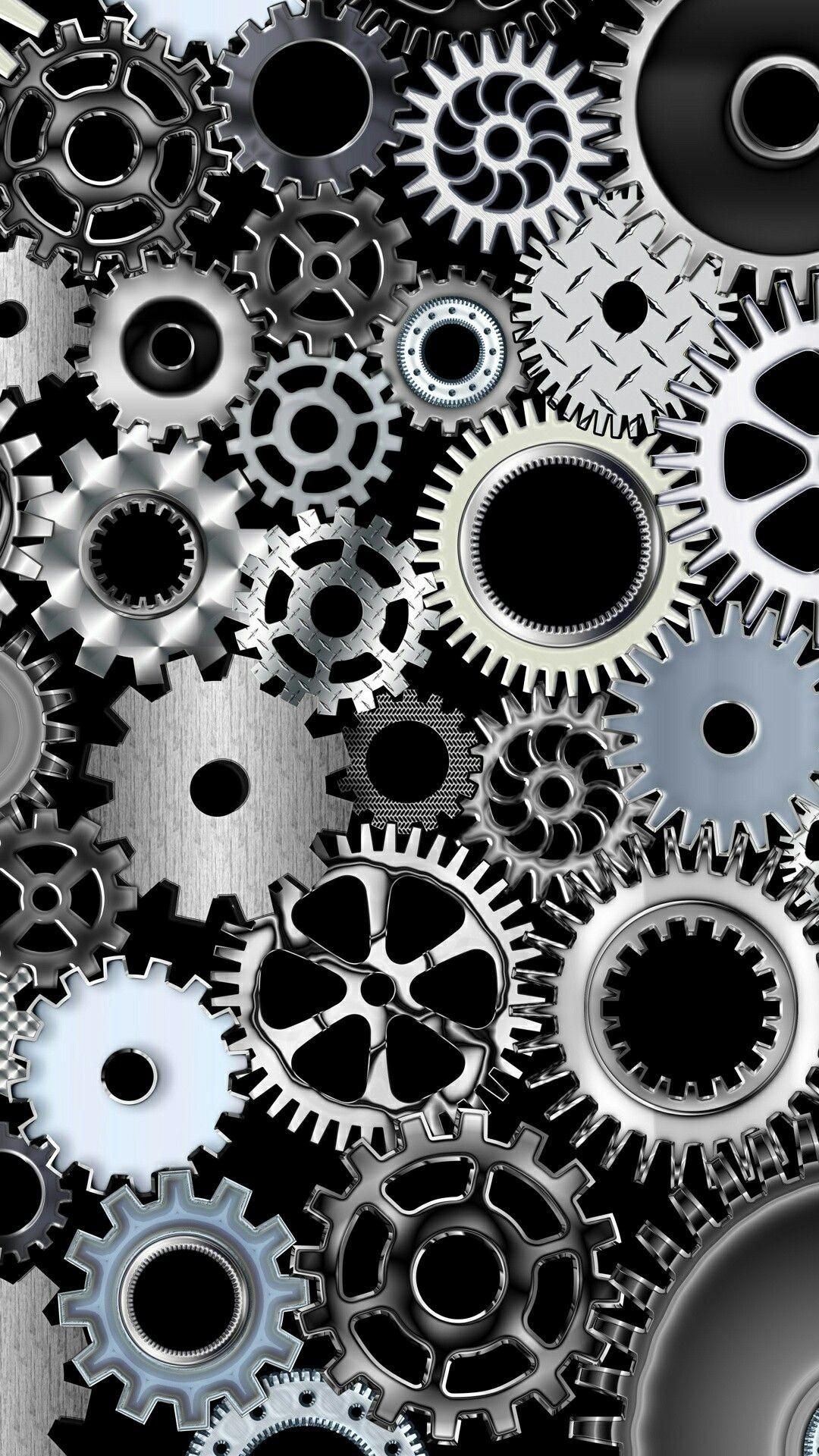 1080x1920 Mechanical Gears Wallpaper