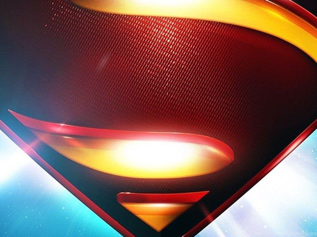 1024x768 Superman Space Logo Man Of Steel iPhone 6 Wallpaper Download