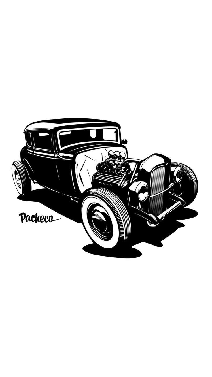 Classic Car Art Wallpapers - Top Free Classic Car Art Backgrounds ...