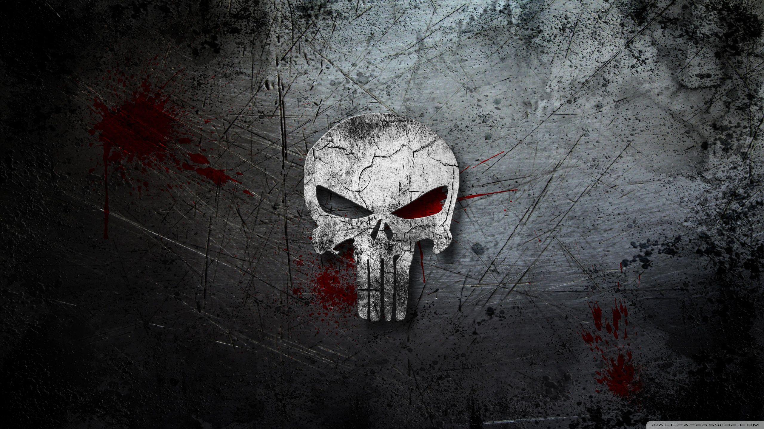 2560x1440 The Punisher Logo ❤ 4K HD Desktop Wallpaper for • Wide & Ultra
