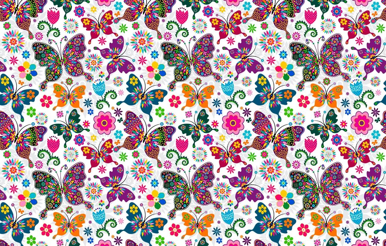1332x850 Wallpaper butterfly, pattern, wings image for desktop, section текстуры
