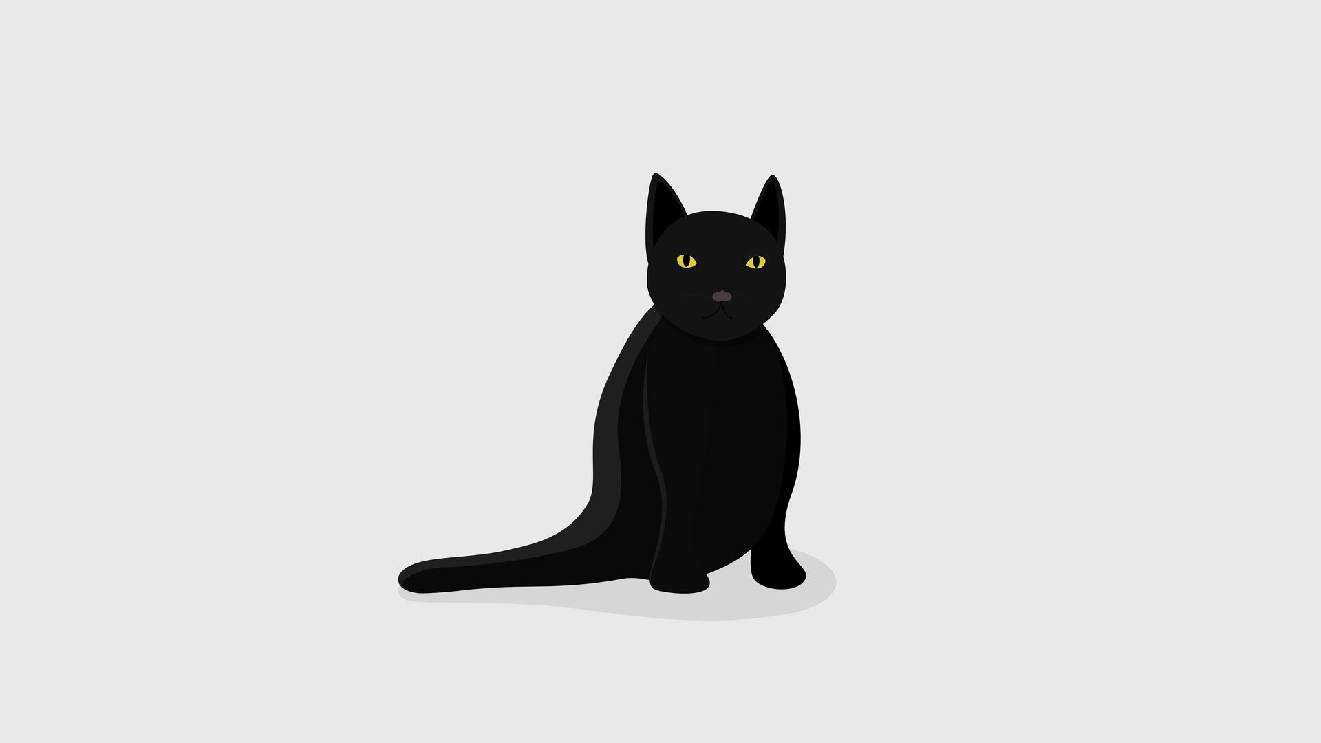 Cat Cartoon Black HD Wallpapers Top Free Cat Cartoon Black HD