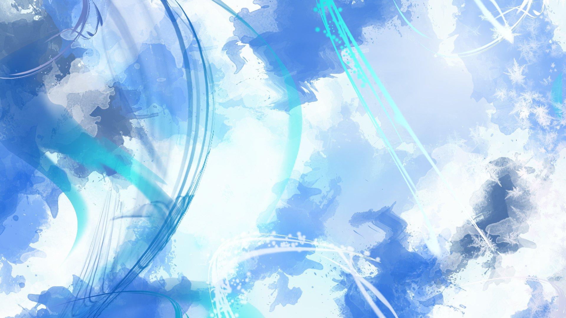 1920x1080 Blue Watercolor HD