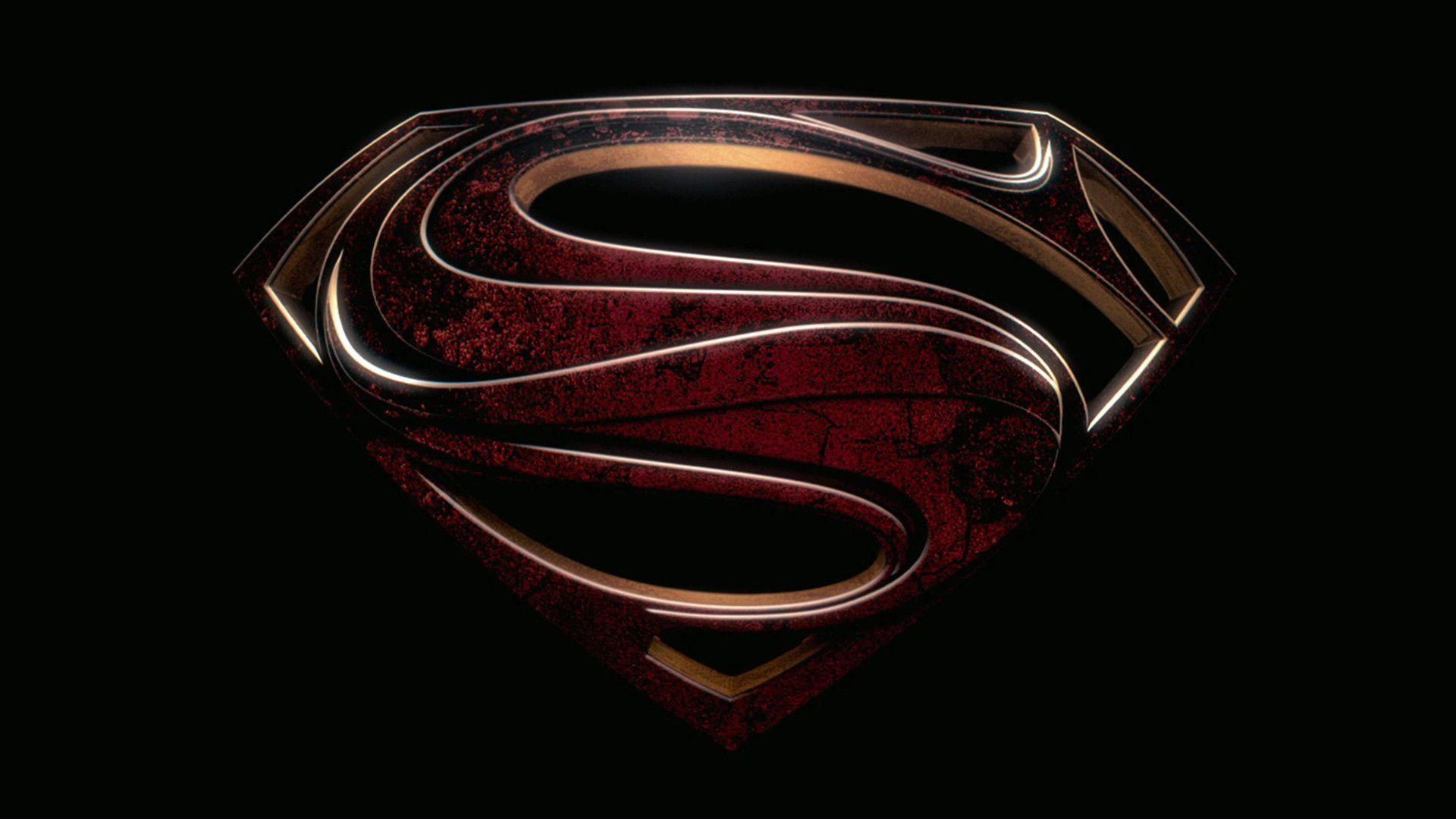 1920x1080 Man of Steel Logo Wallpaper