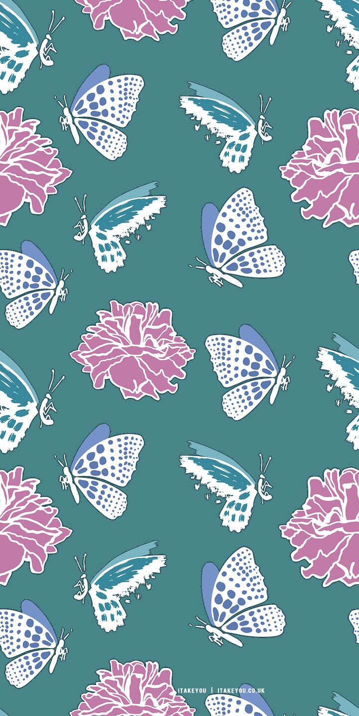 720x1435 Butterfly wallpaper background designs for phone I Take You. Wedding Readings. Wedding Ideas