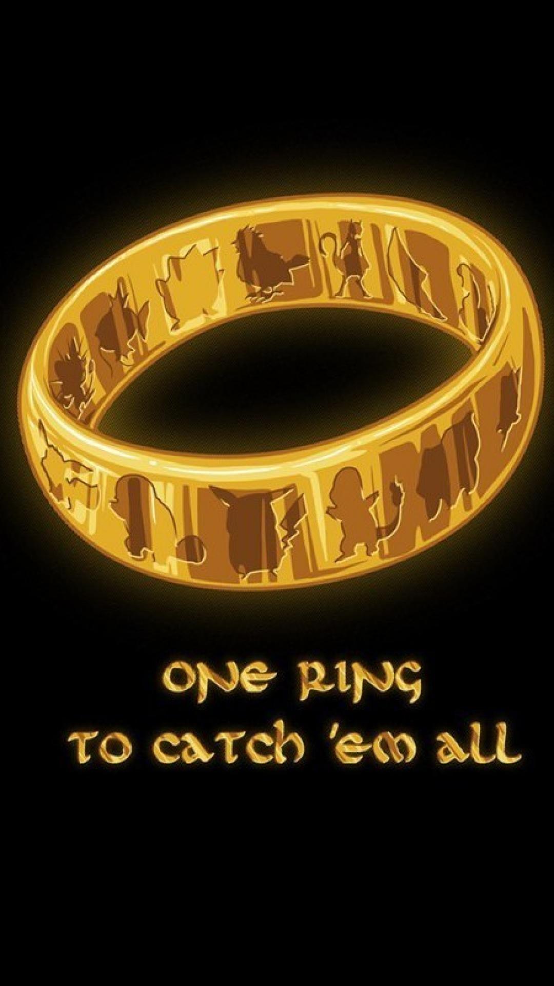 1080x1920 Pokemon the lord of rings one ring wallpaper