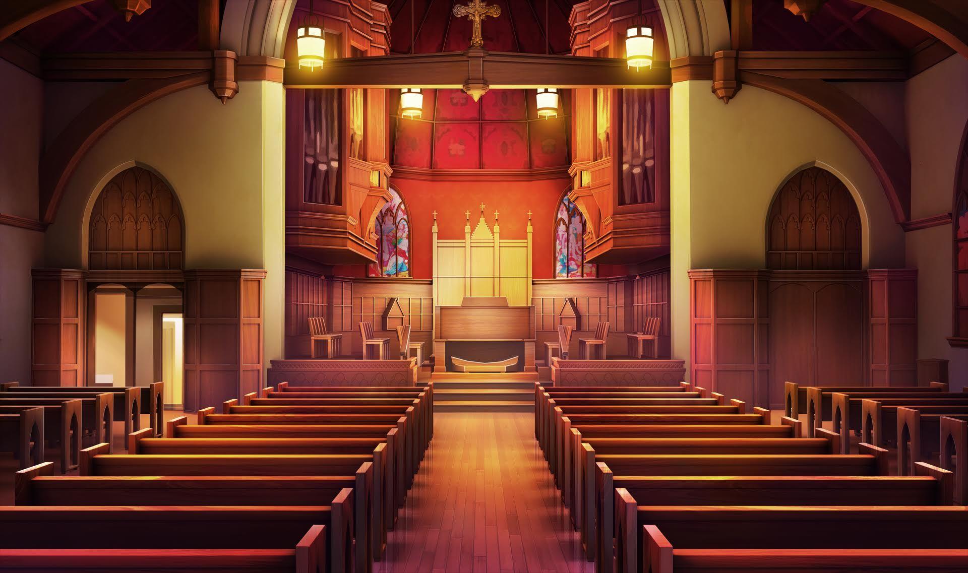 Anime Church Wallpapers  Top Free Anime Church Backgrounds   WallpaperAccess