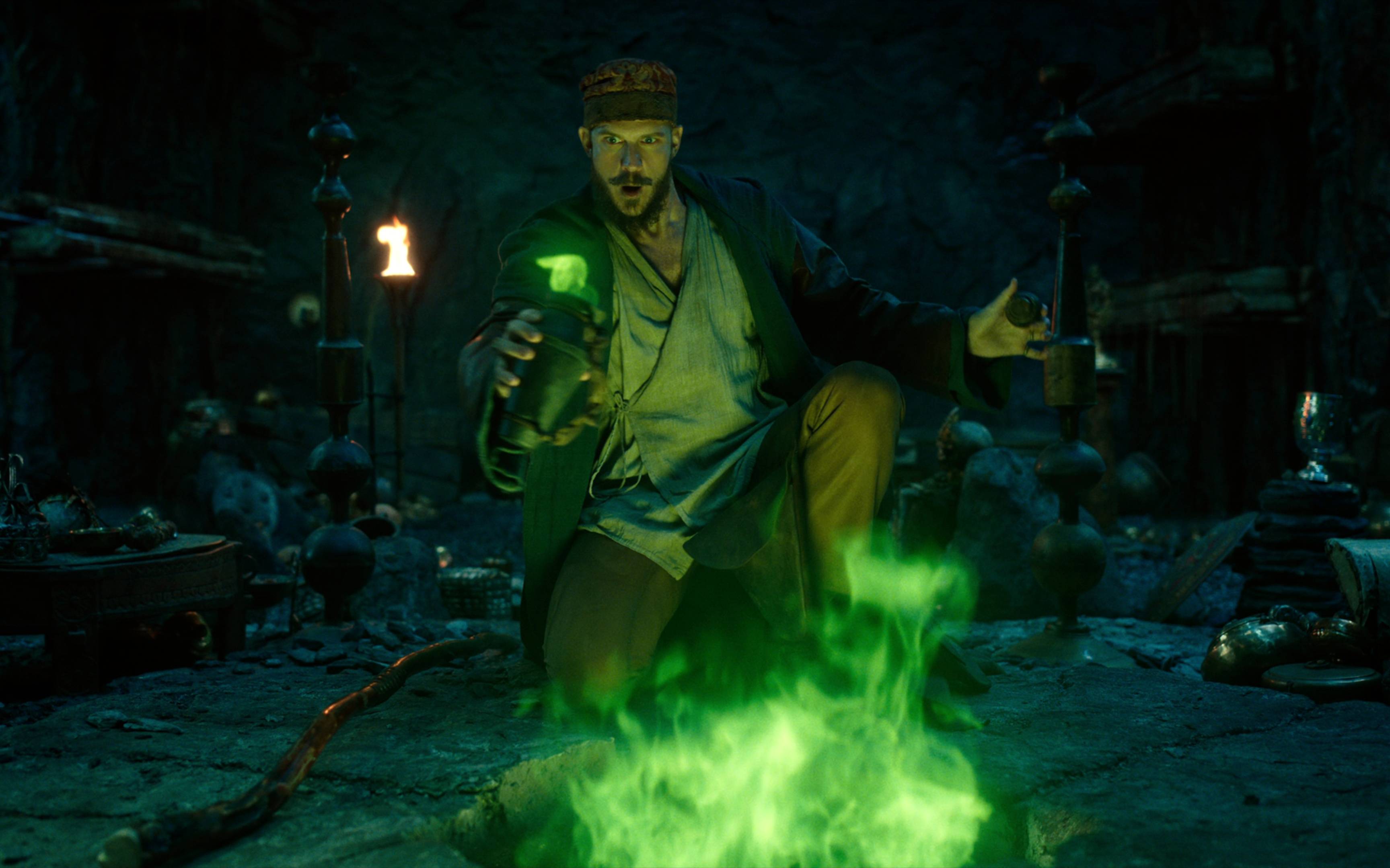 3456x2160 Gustaf Skarsgard in Cursed Wallpaper, HD TV Series 4K Wallpaper, Image, Photo and Background