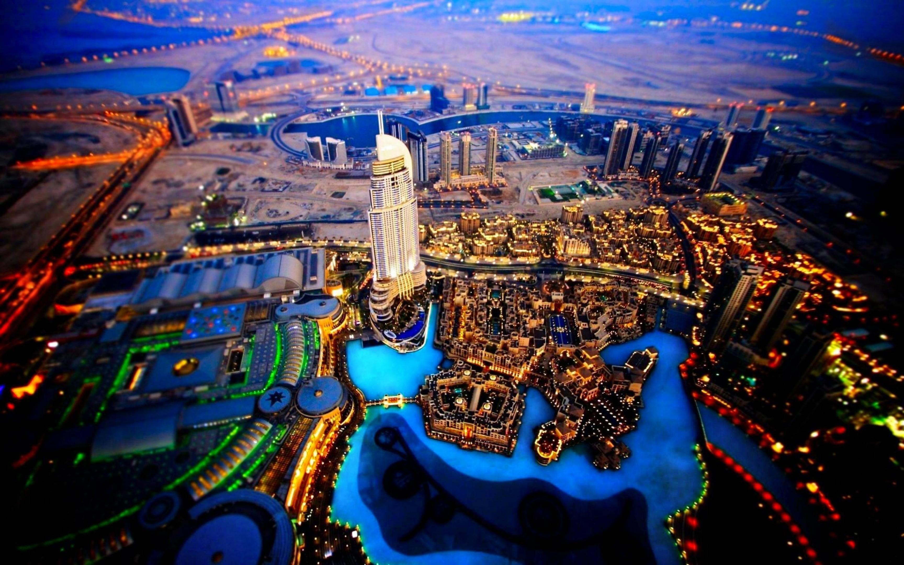 3456x2160 Dubai Sky View At Night