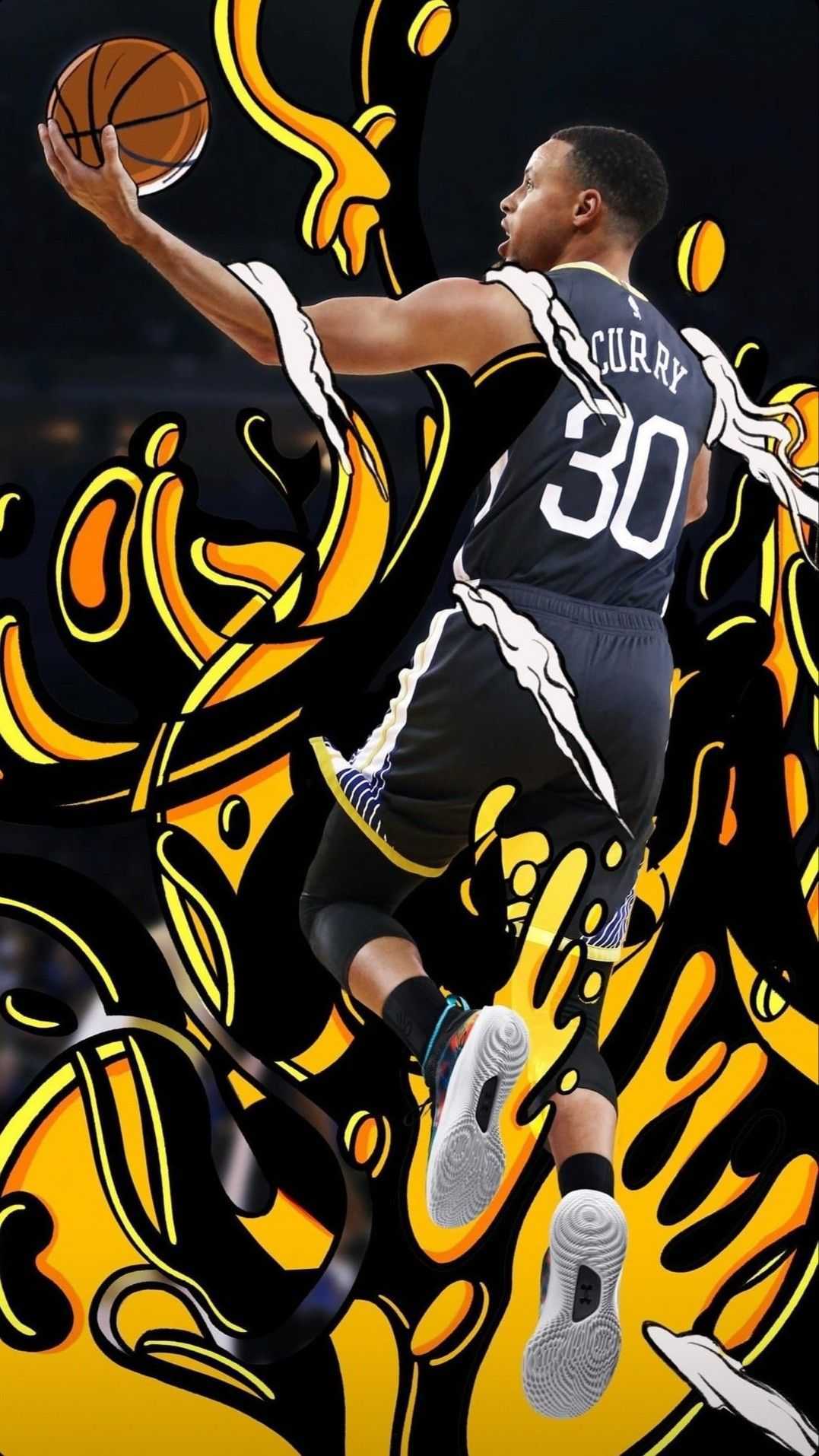 1077x1914 Stephen Curry Wallpaper
