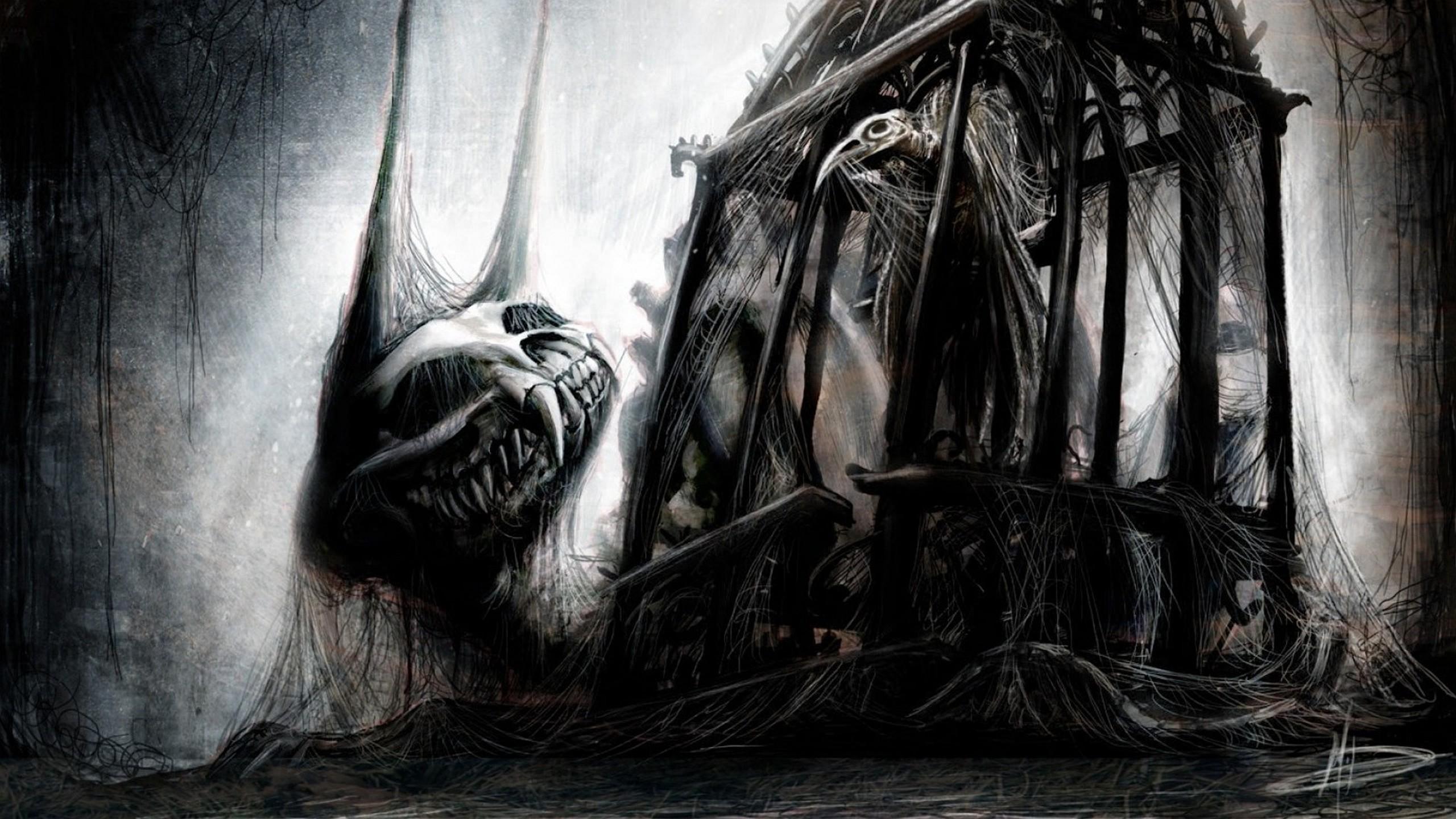 2560x1440 Creepy Wallpaper